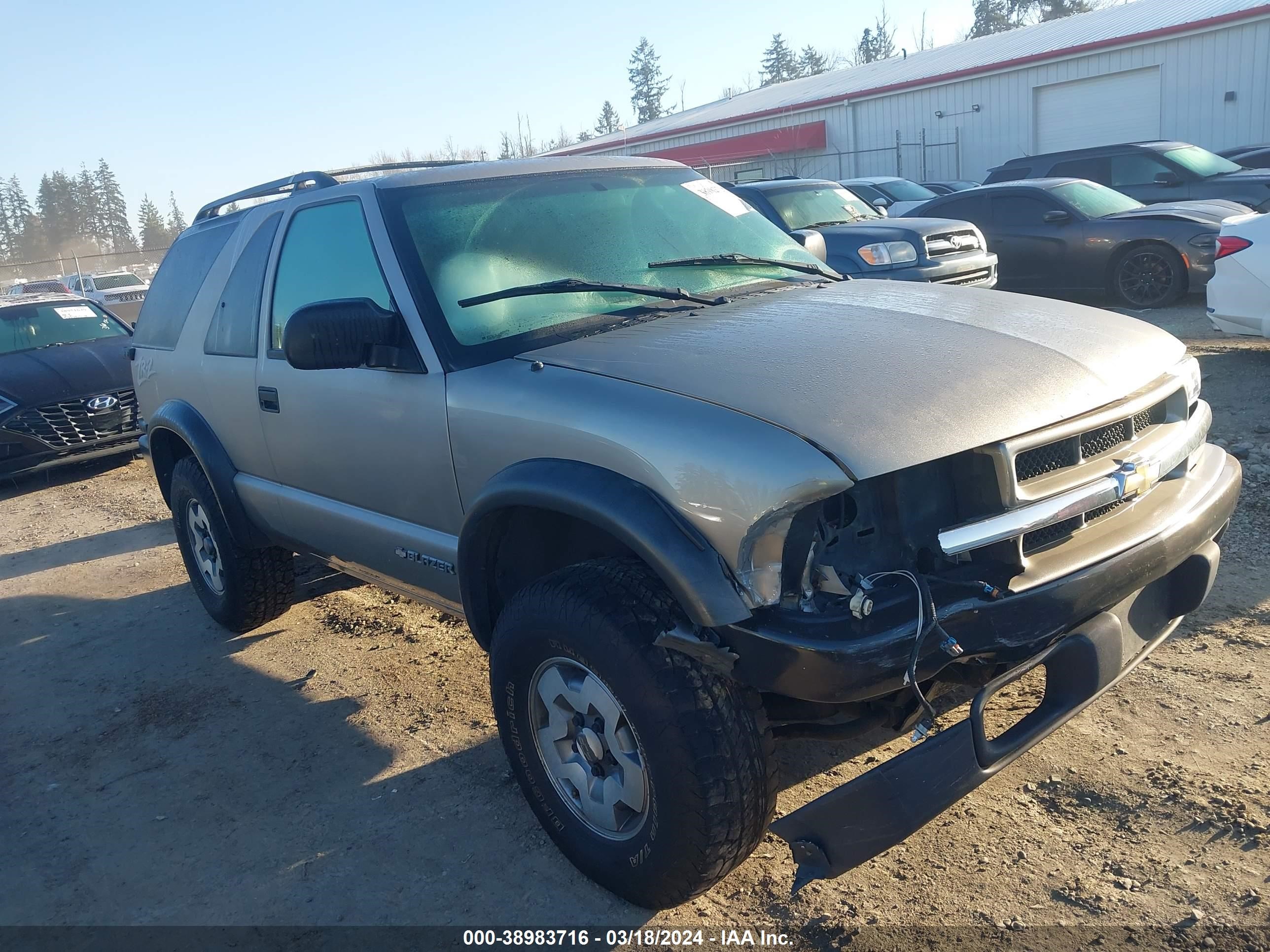 CHEVROLET BLAZER 2004 1gnct18x74k154170