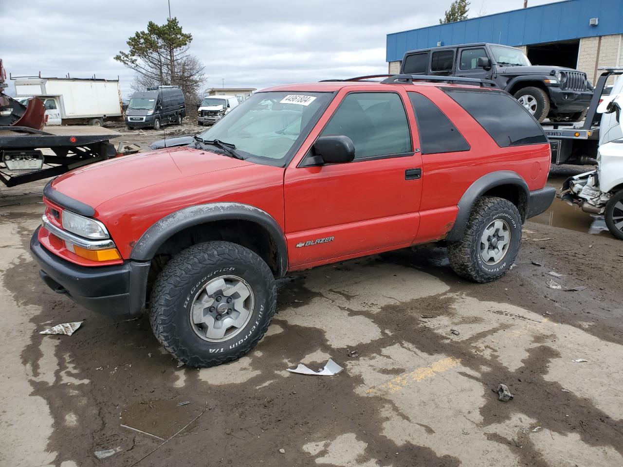 CHEVROLET BLAZER 2003 1gnct18xx3k105267