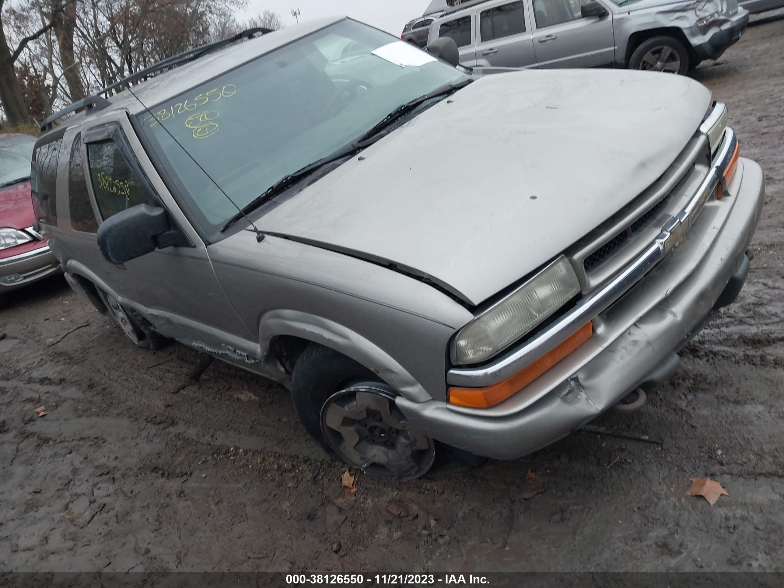 CHEVROLET BLAZER 2004 1gnct18xx4k100782