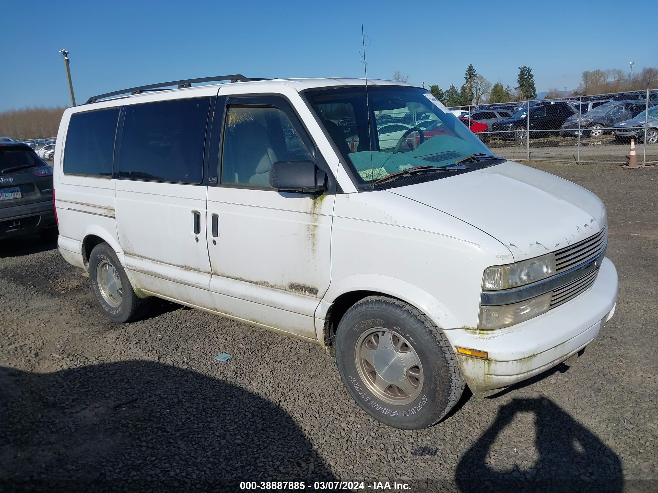 CHEVROLET ASTRO 1997 1gndm19w1vb233035