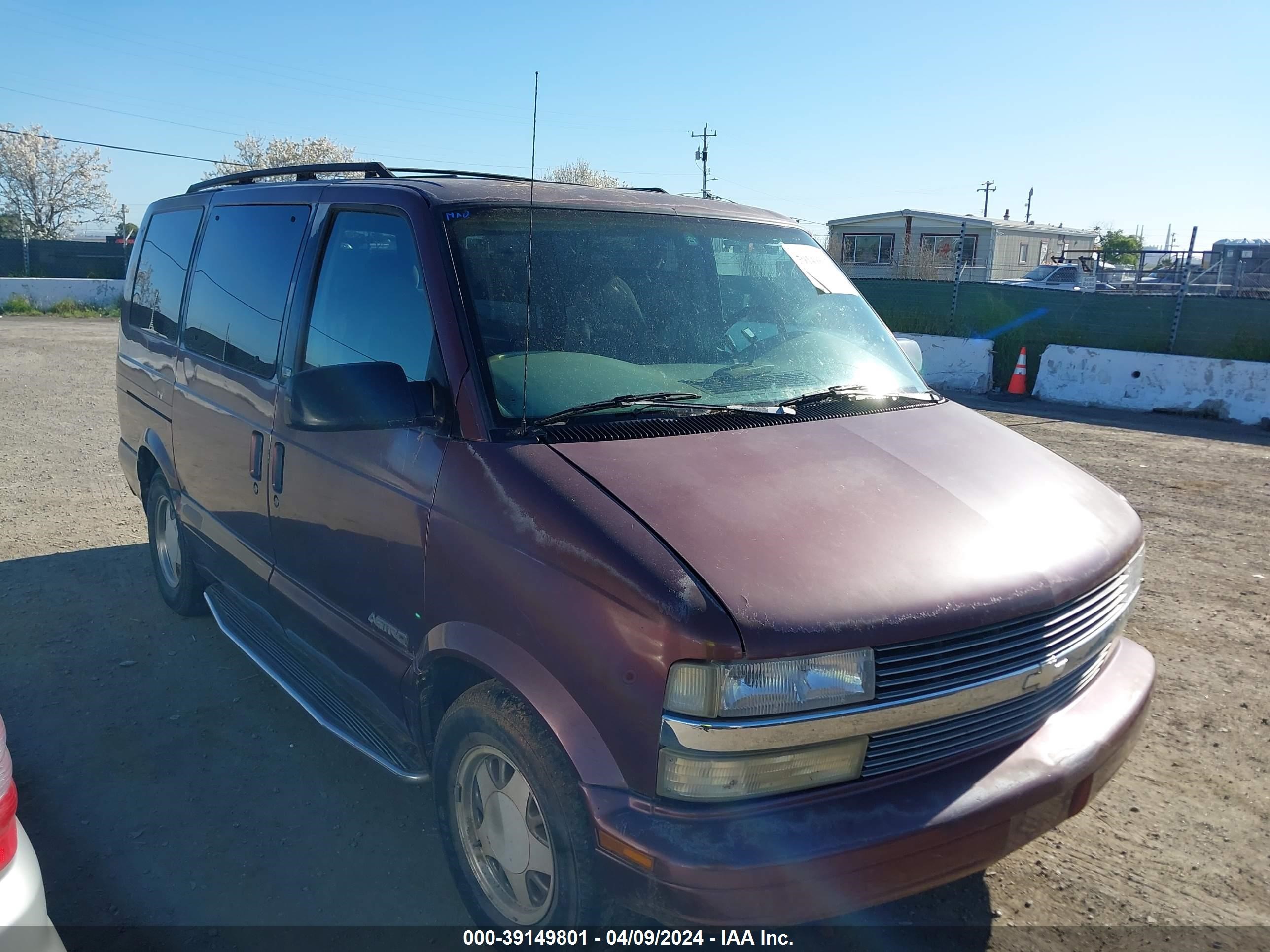 CHEVROLET ASTRO 1997 1gndm19w3vb171976