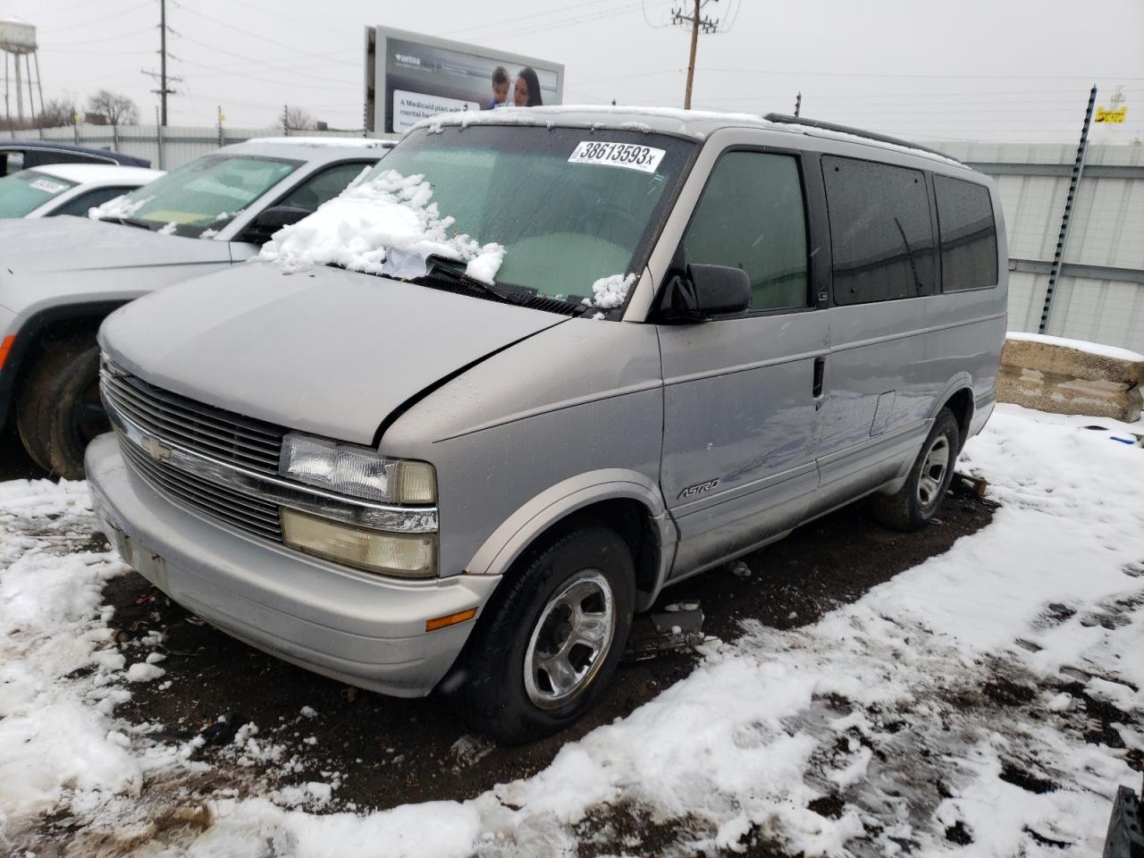 CHEVROLET ASTRO 2000 1gndm19w9yb150778