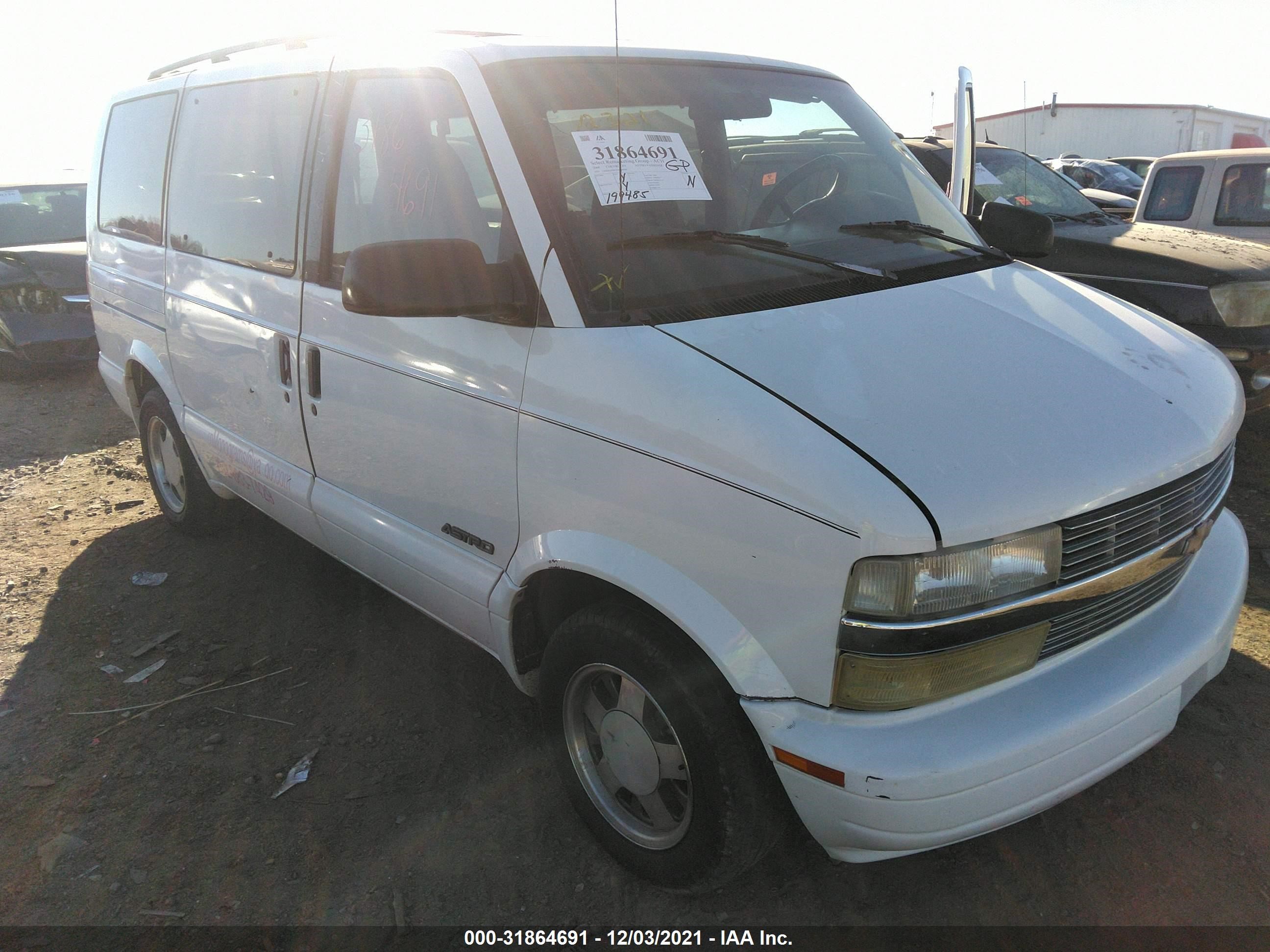 CHEVROLET ASTRO 2000 1gndm19w9yb198989