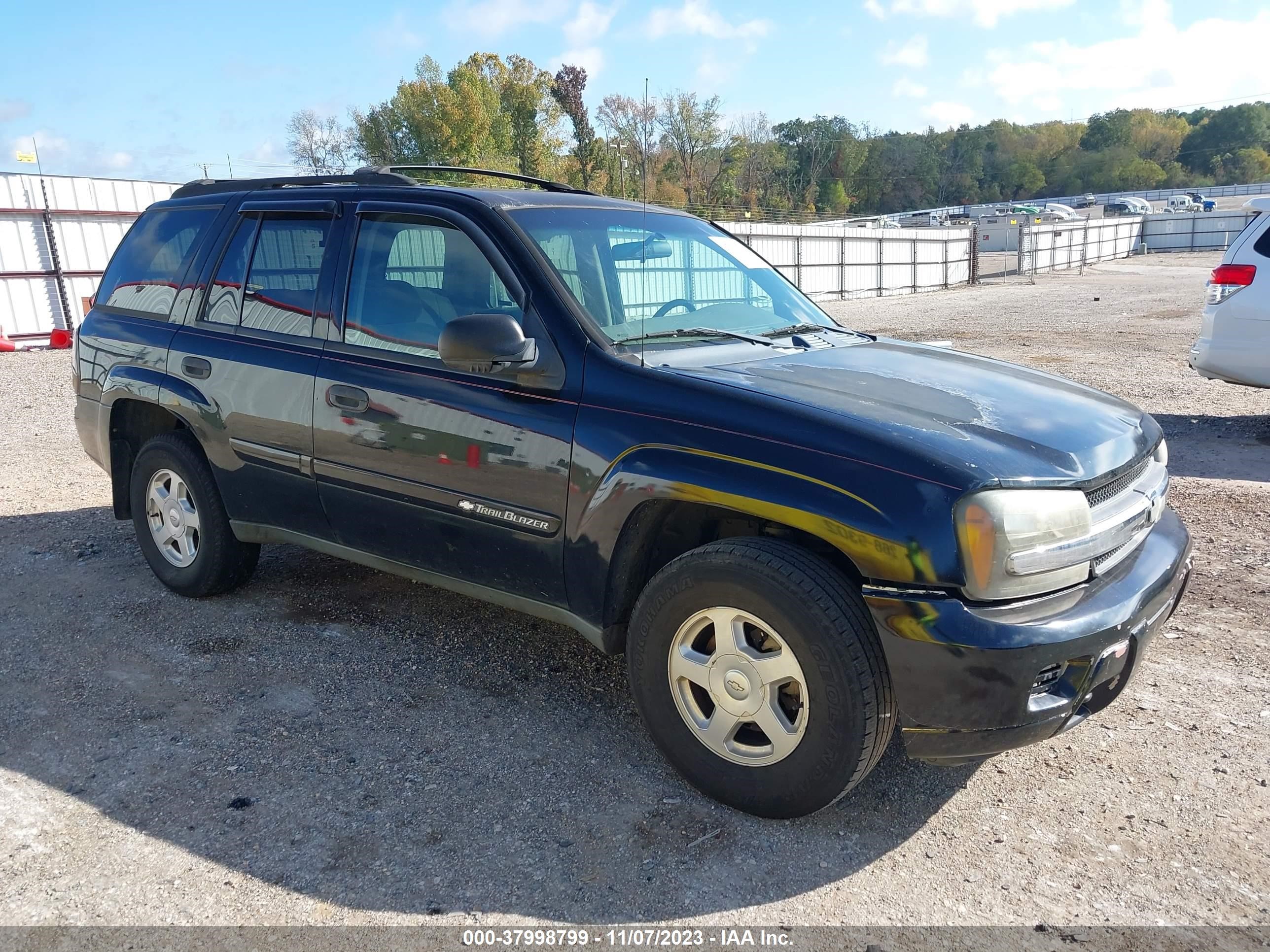 CHEVROLET TRAILBLAZER 2002 1gnds13s022216217