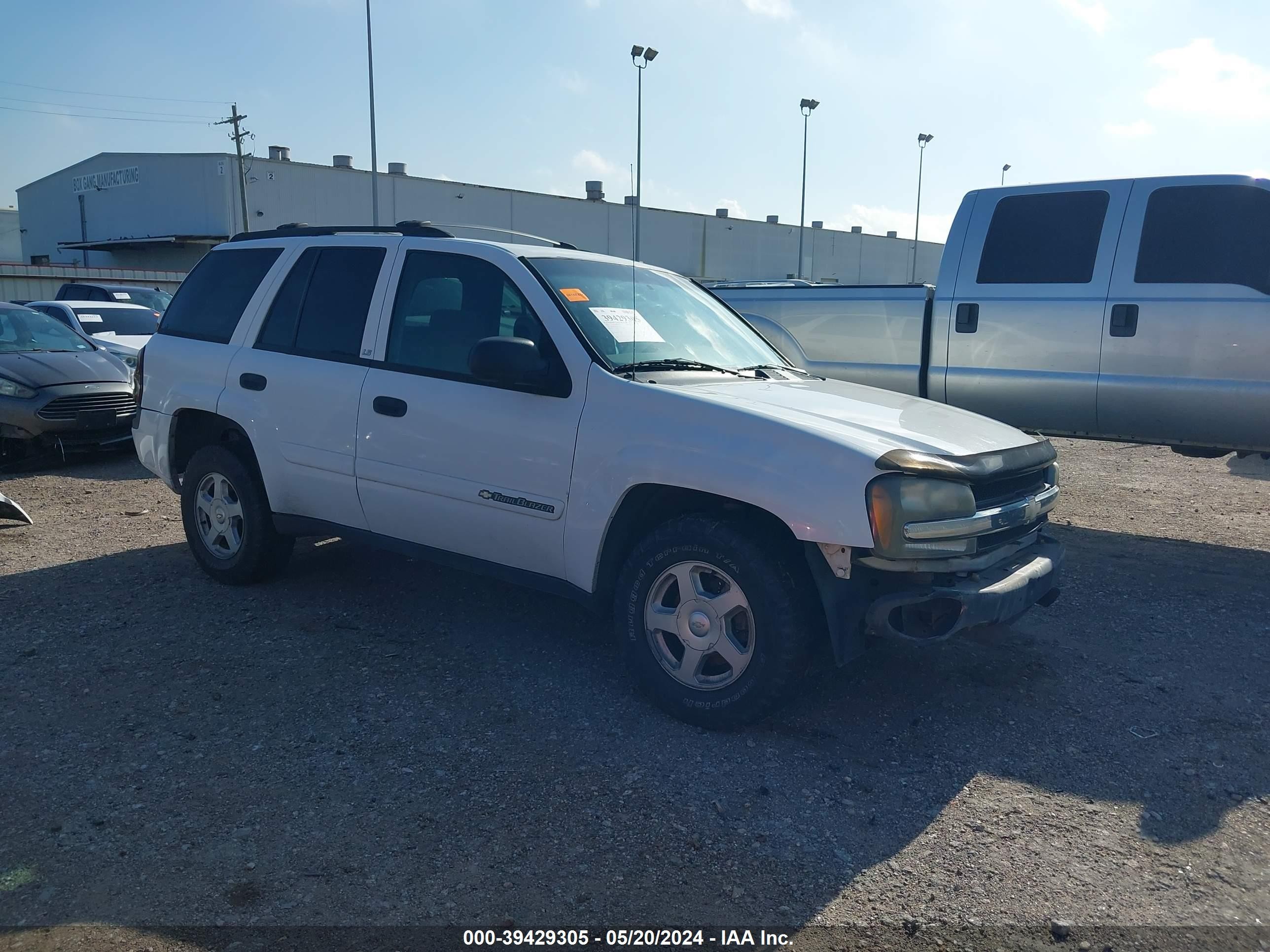 CHEVROLET TRAILBLAZER 2002 1gnds13s022425781