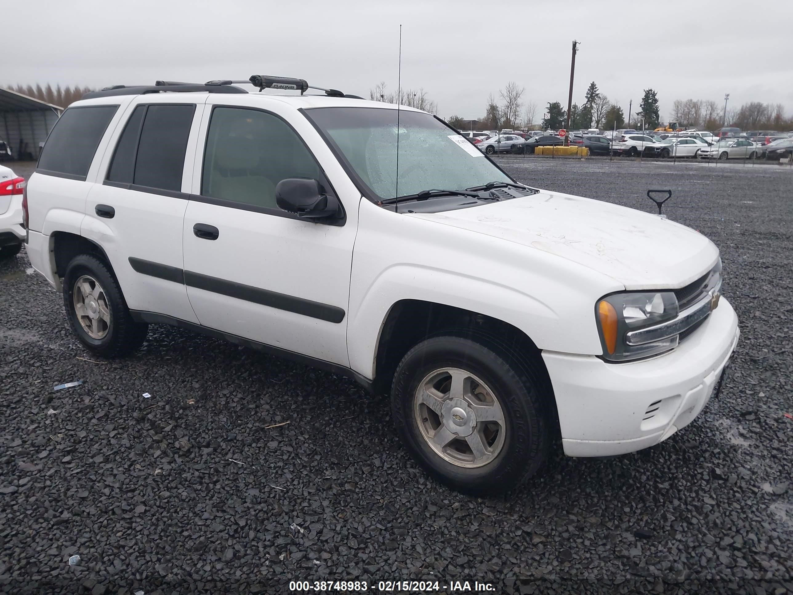 CHEVROLET TRAILBLAZER 2005 1gnds13s052189525