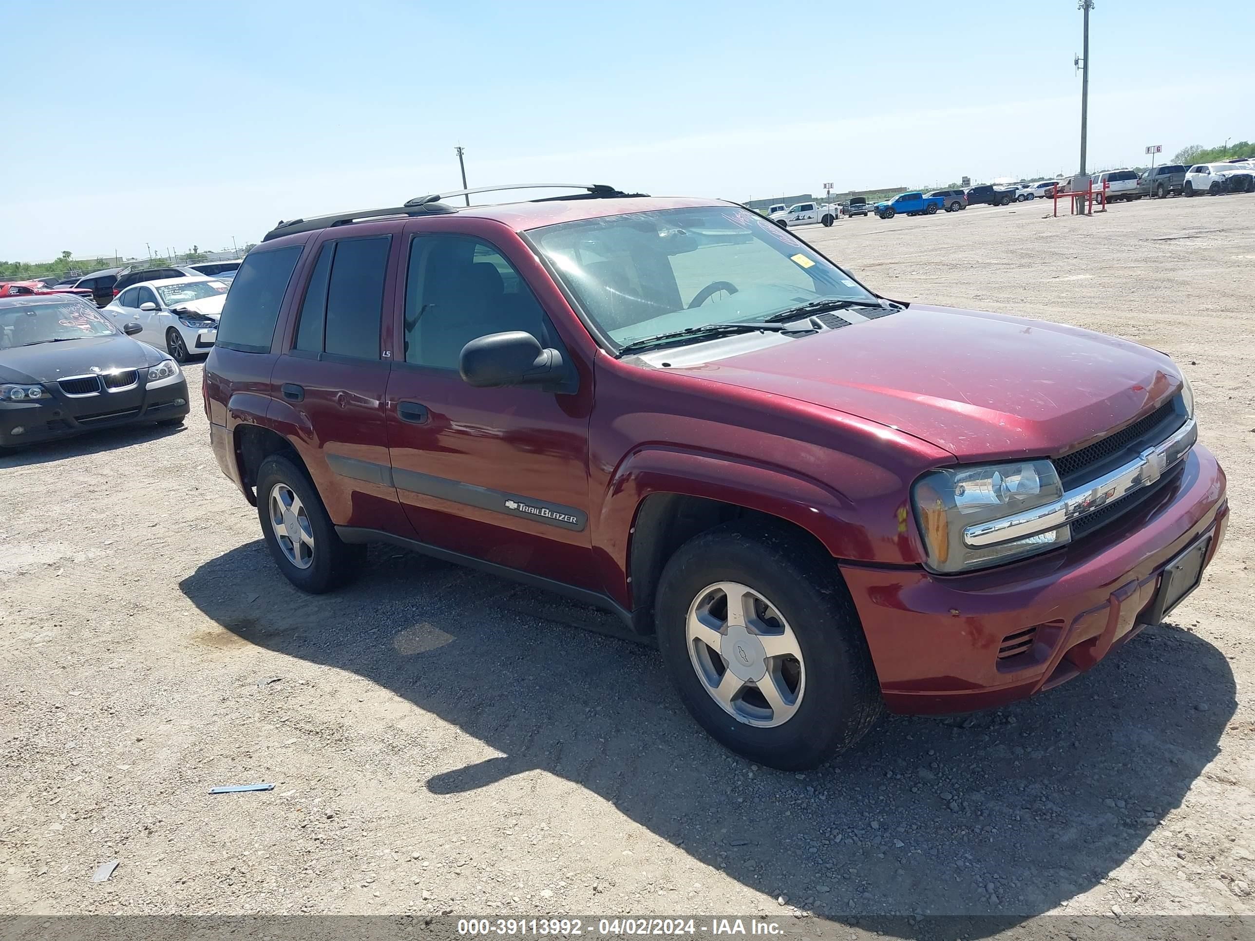 CHEVROLET TRAILBLAZER 2004 1gnds13s342366079