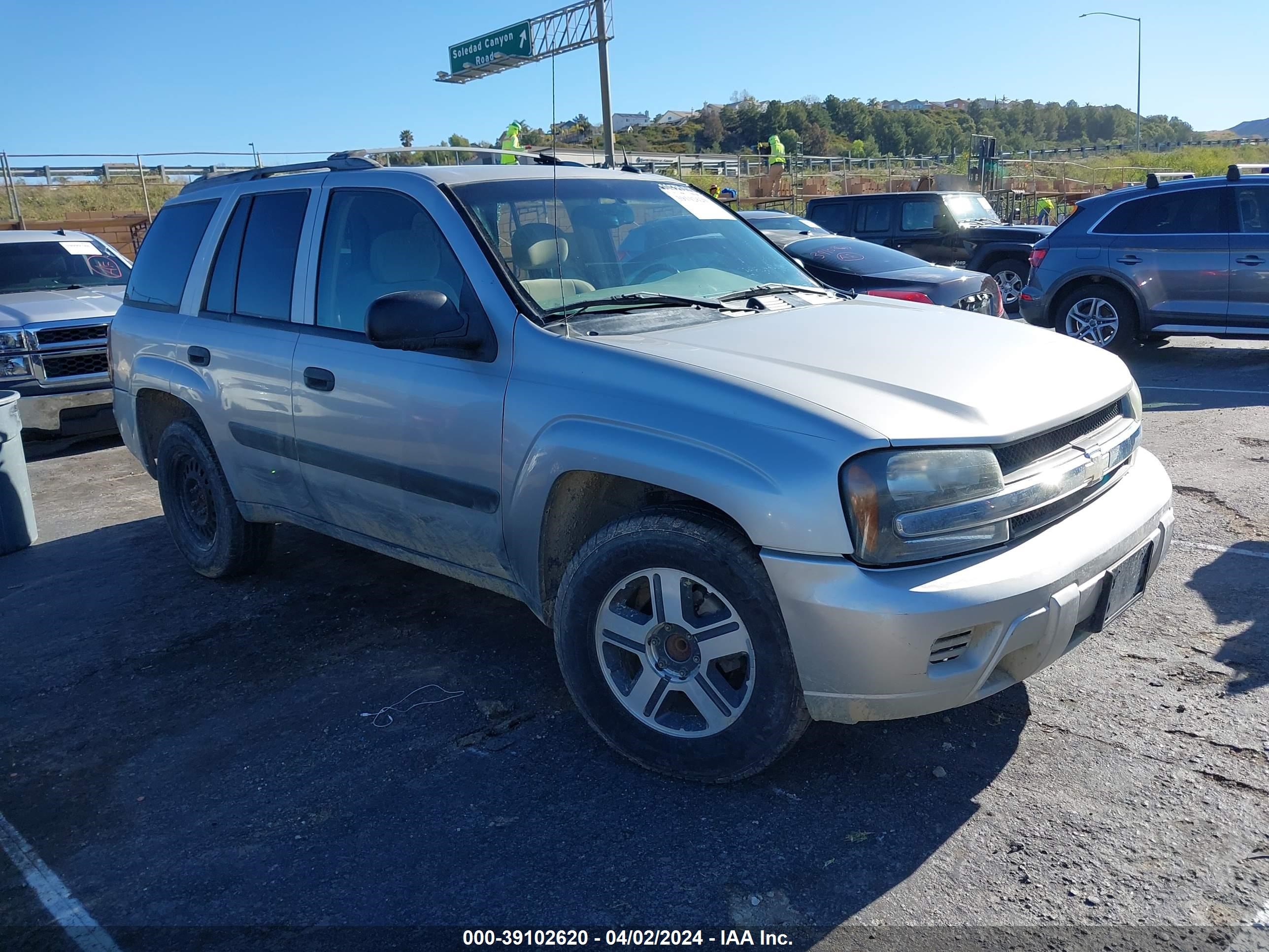 CHEVROLET TRAILBLAZER 2005 1gnds13s352114642