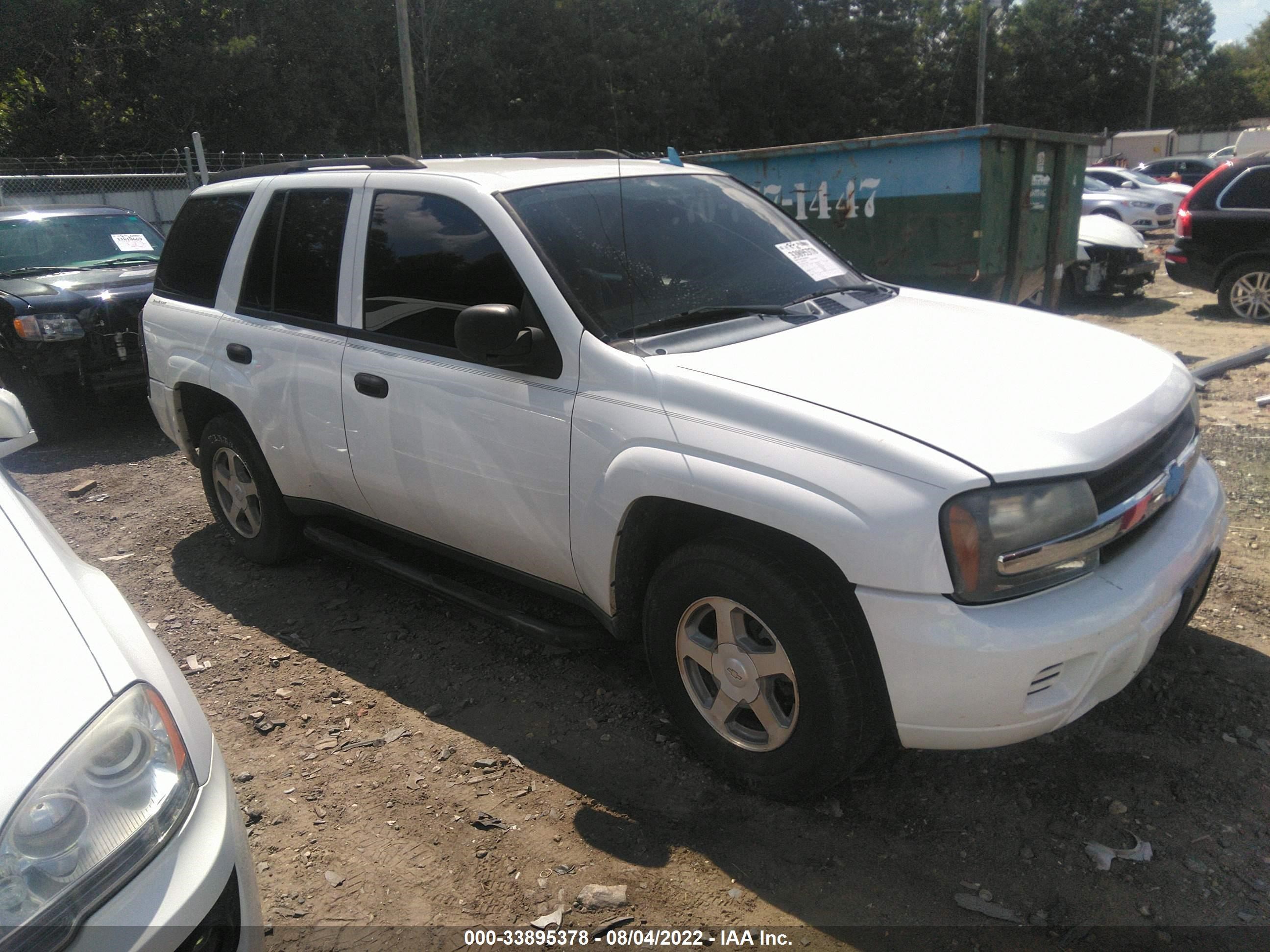 CHEVROLET TRAILBLAZER 2006 1gnds13s362184868