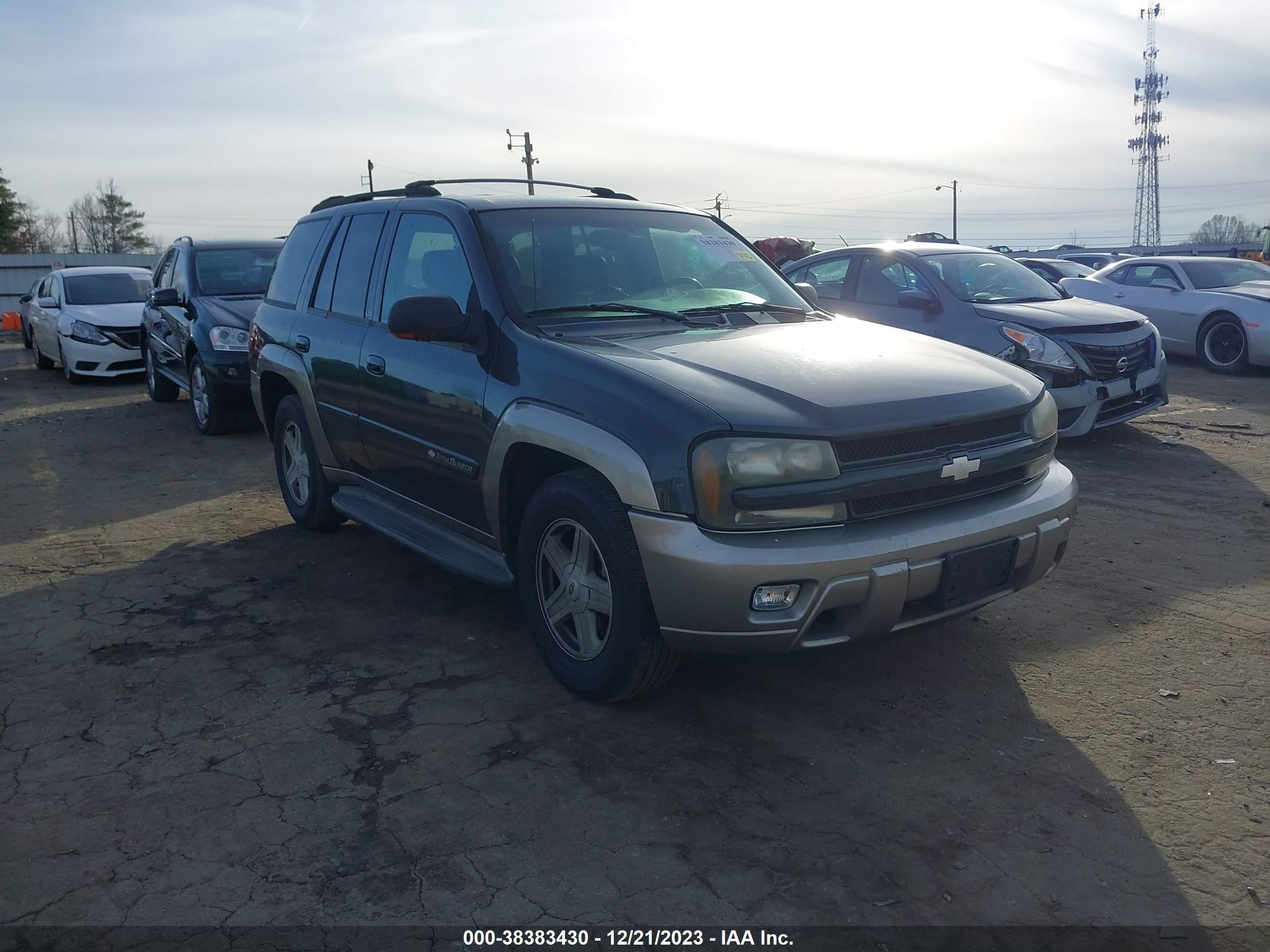 CHEVROLET TRAILBLAZER 2003 1gnds13s432114386