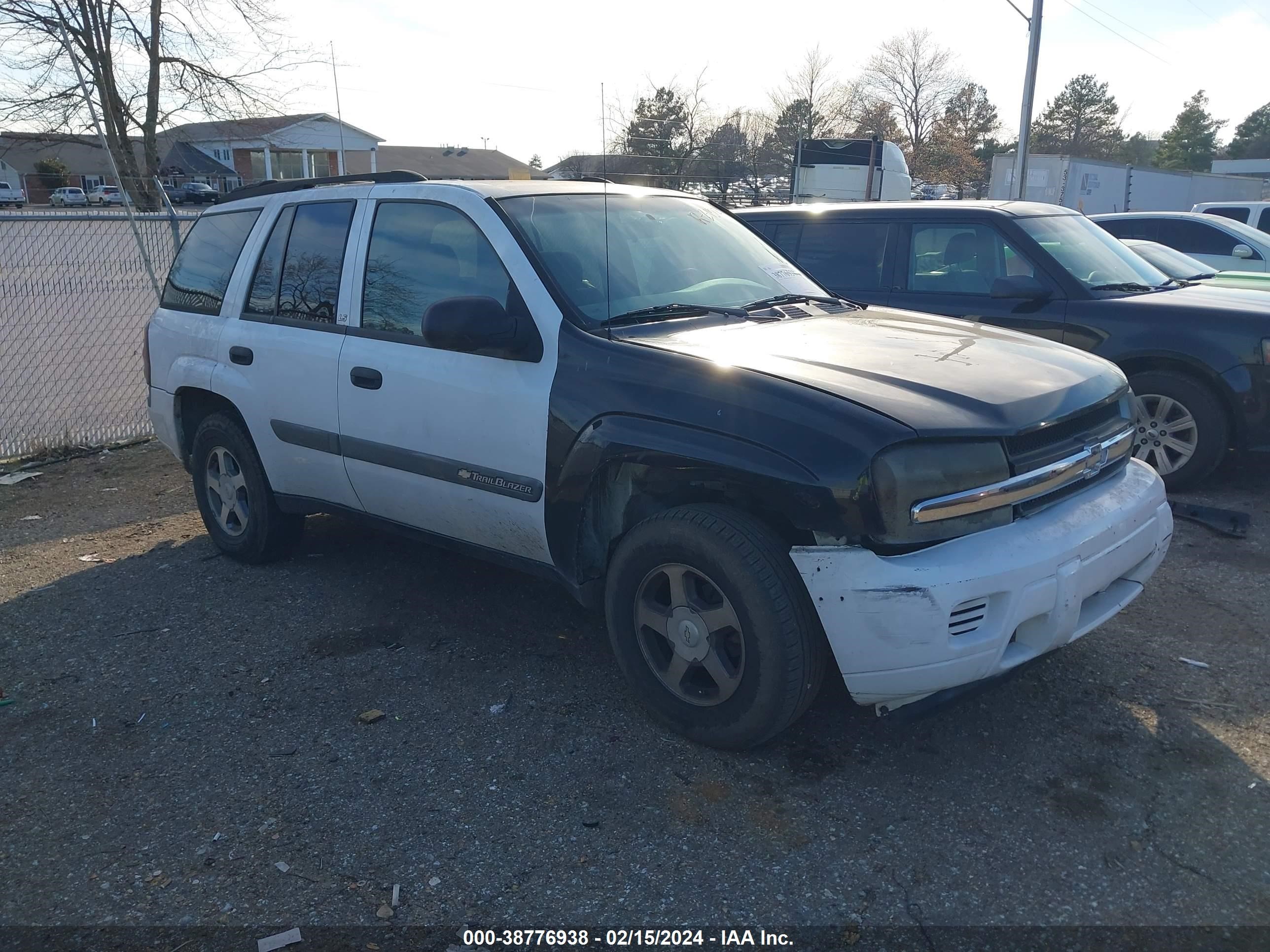 CHEVROLET TRAILBLAZER 2004 1gnds13s442216370