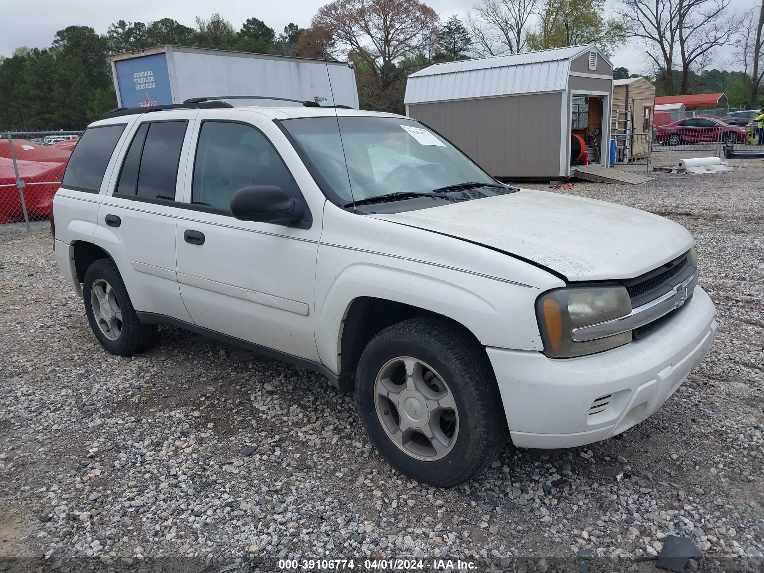 CHEVROLET TRAILBLAZER 2008 1gnds13s482204970