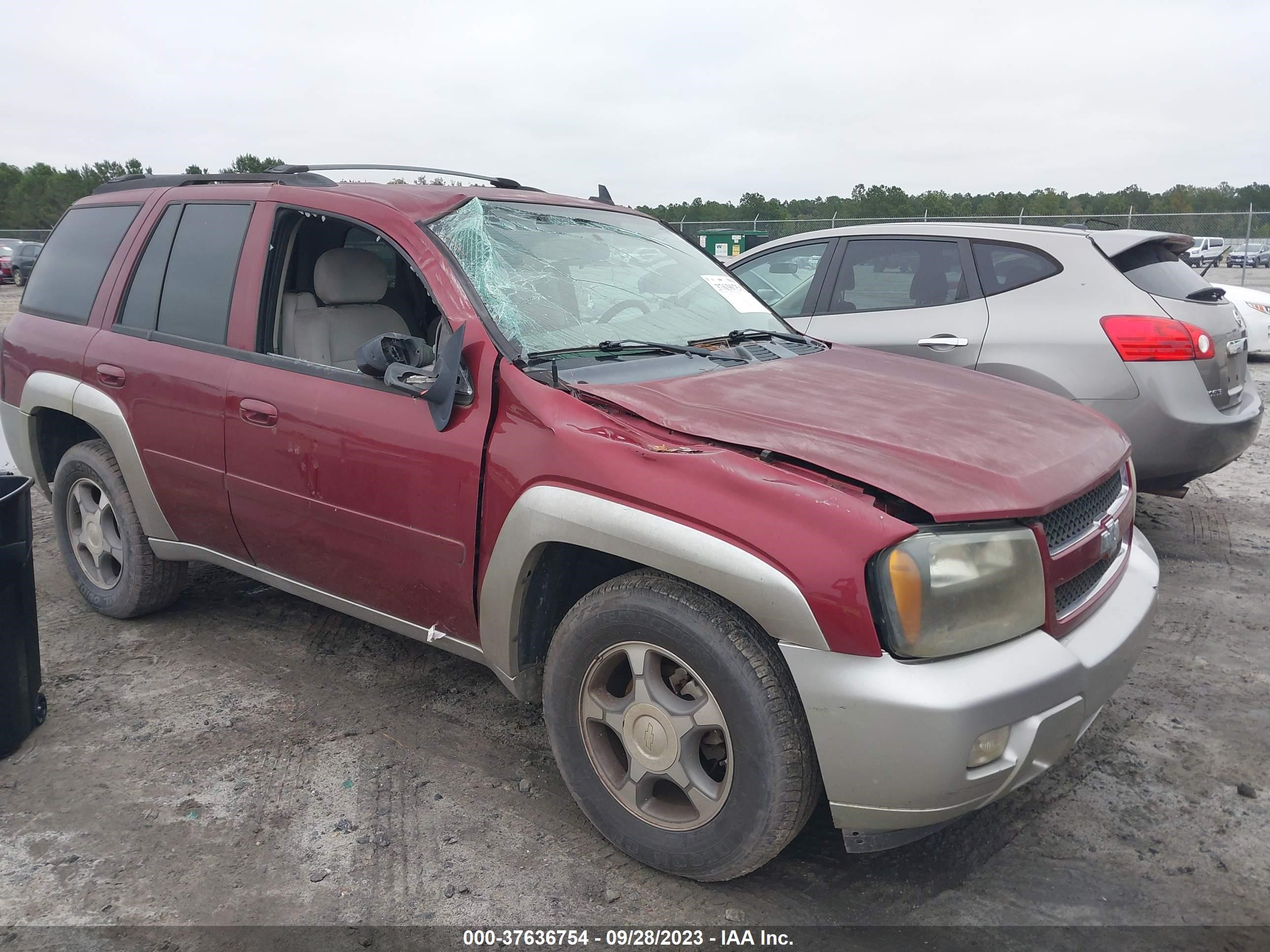 CHEVROLET TRAILBLAZER 2008 1gnds13s582176290