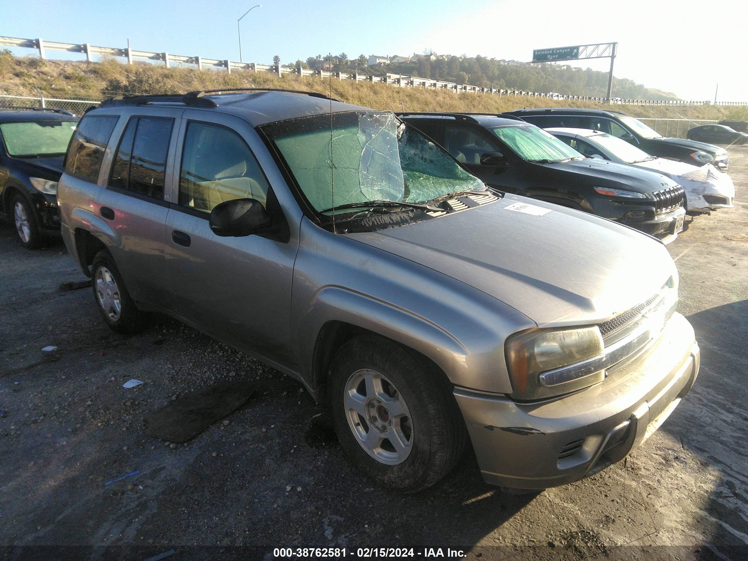 CHEVROLET TRAILBLAZER 2002 1gnds13s622189606