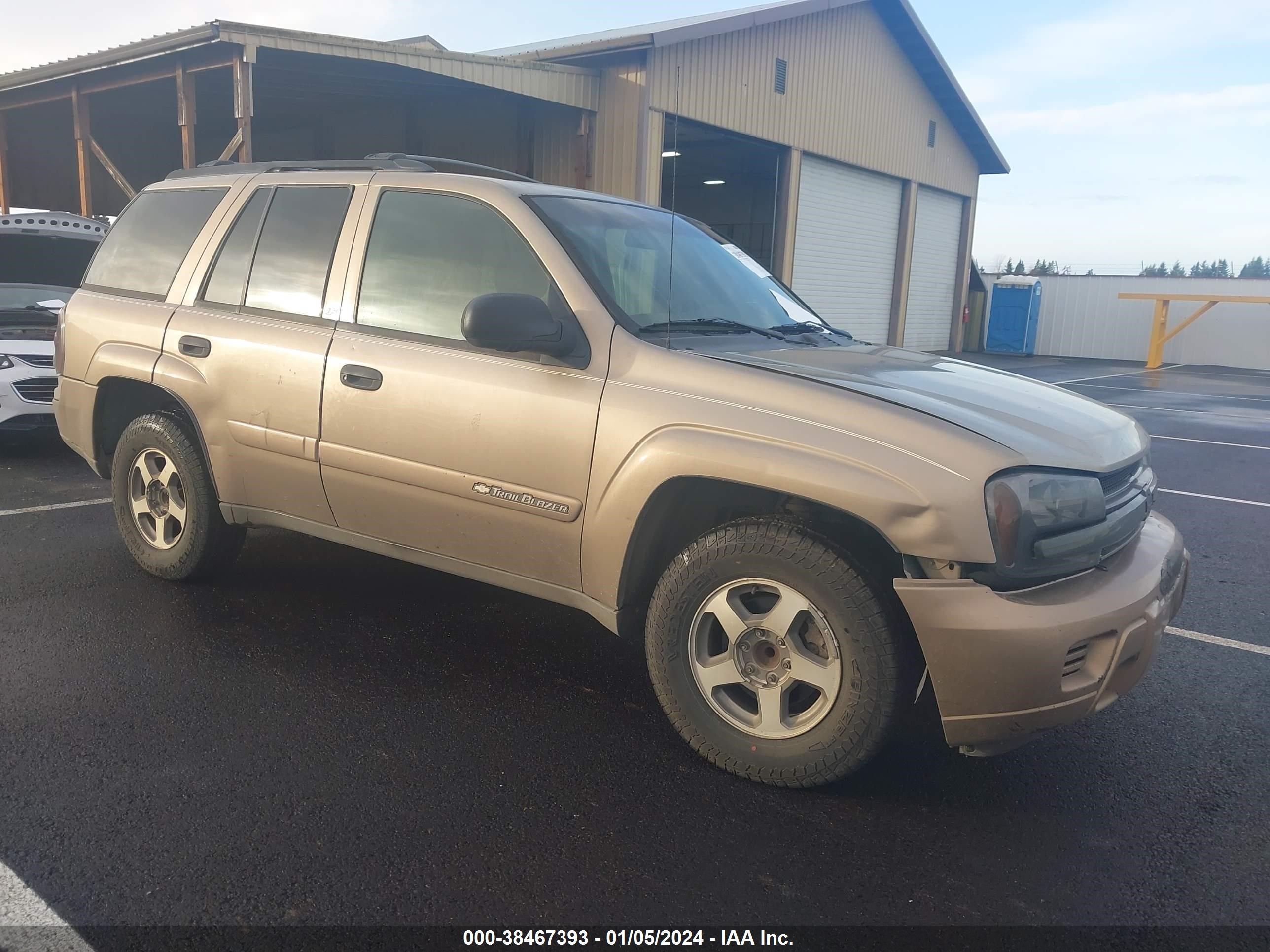 CHEVROLET TRAILBLAZER 2002 1gnds13s722521665