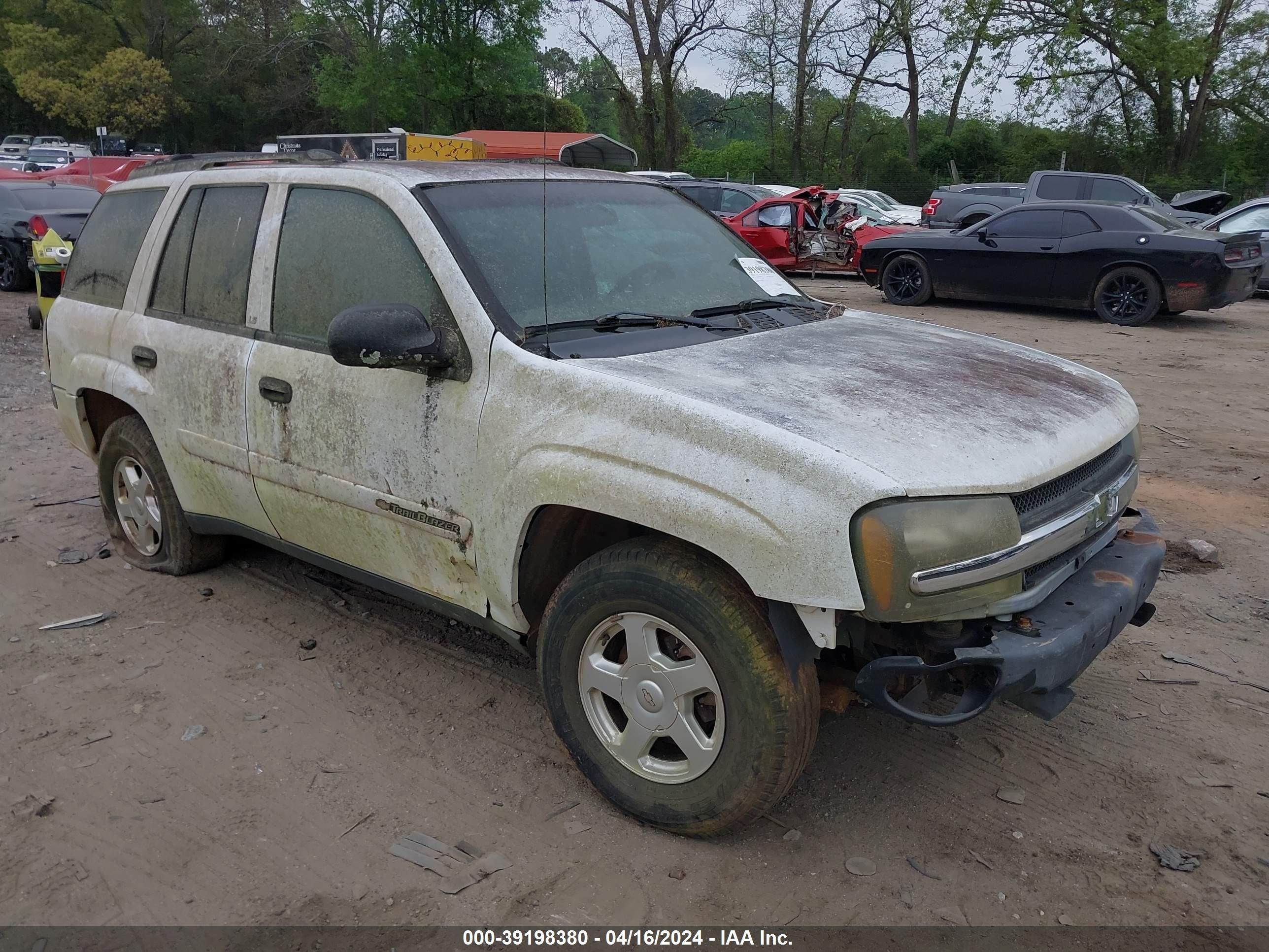 CHEVROLET TRAILBLAZER 2002 1gnds13s822259414