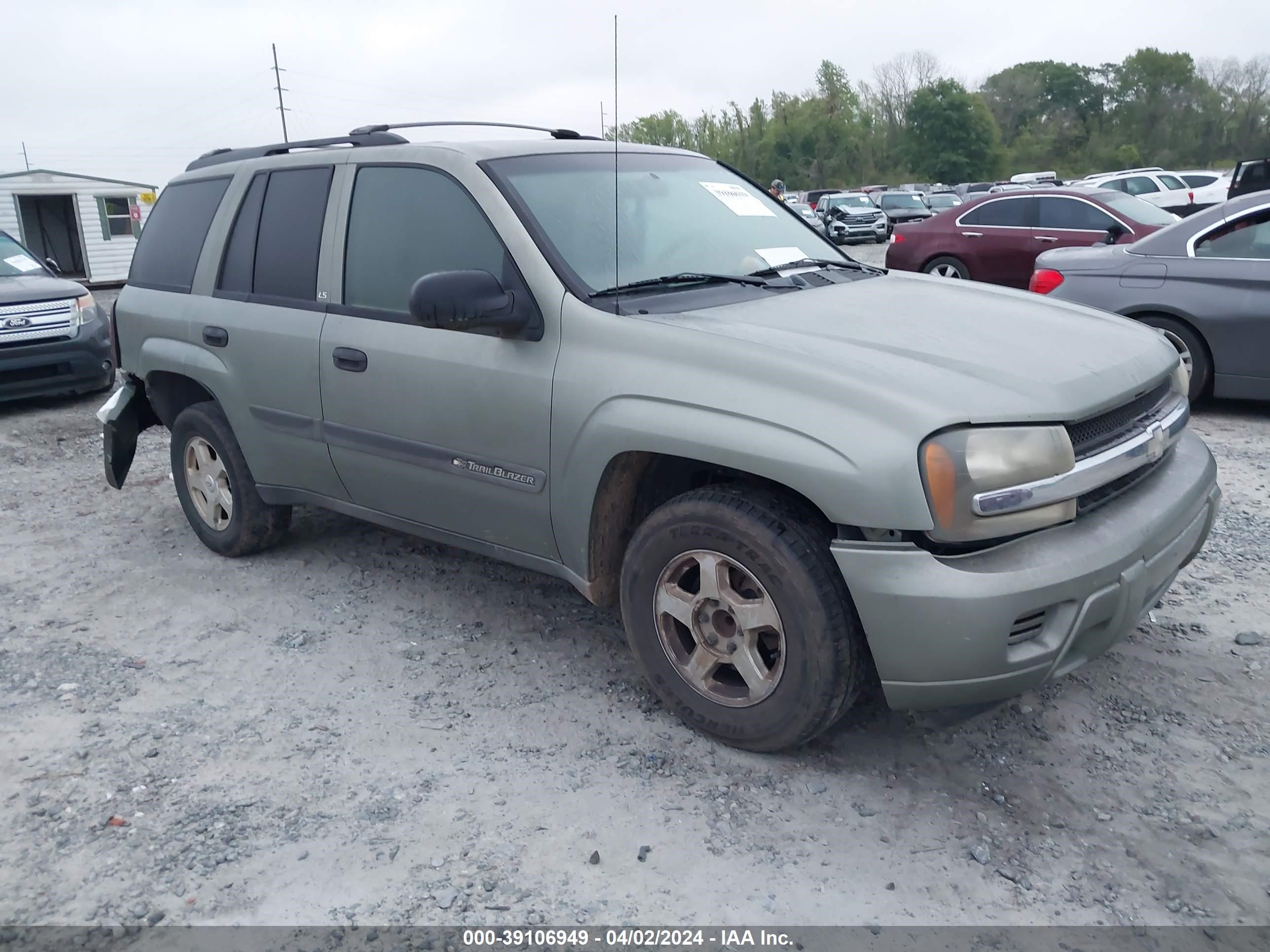 CHEVROLET TRAILBLAZER 2003 1gnds13s832231310