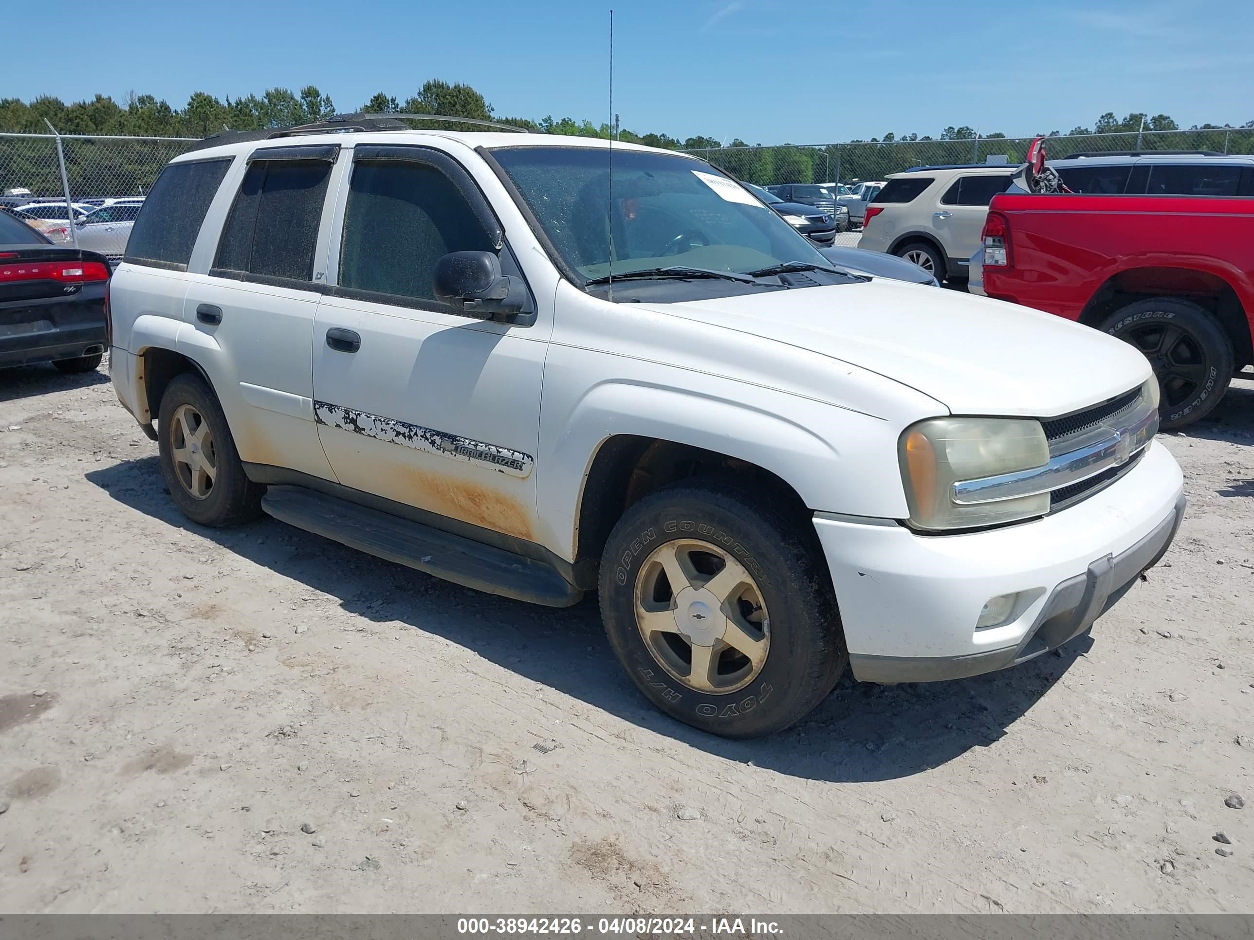 CHEVROLET TRAILBLAZER 2003 1gnds13s832235244