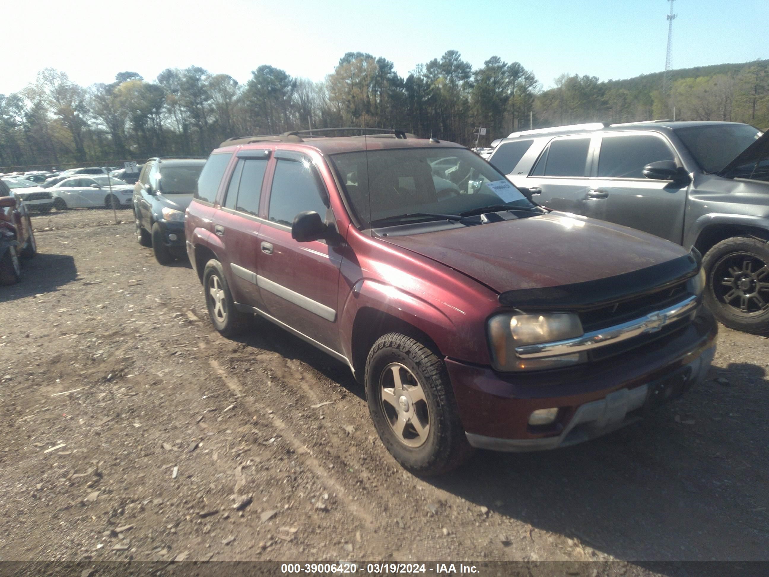 CHEVROLET TRAILBLAZER 2005 1gnds13s852106732