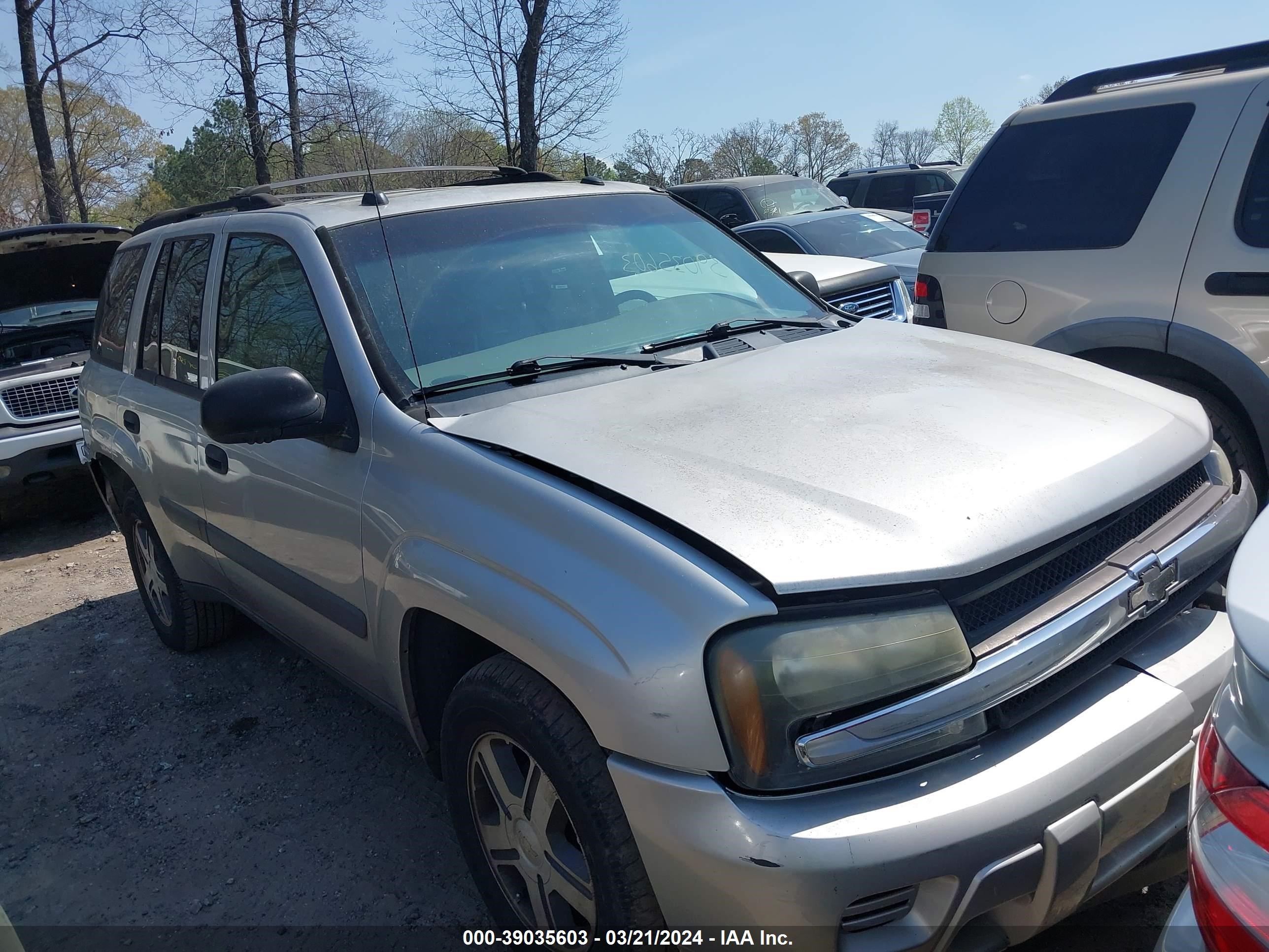 CHEVROLET TRAILBLAZER 2005 1gnds13s852253665