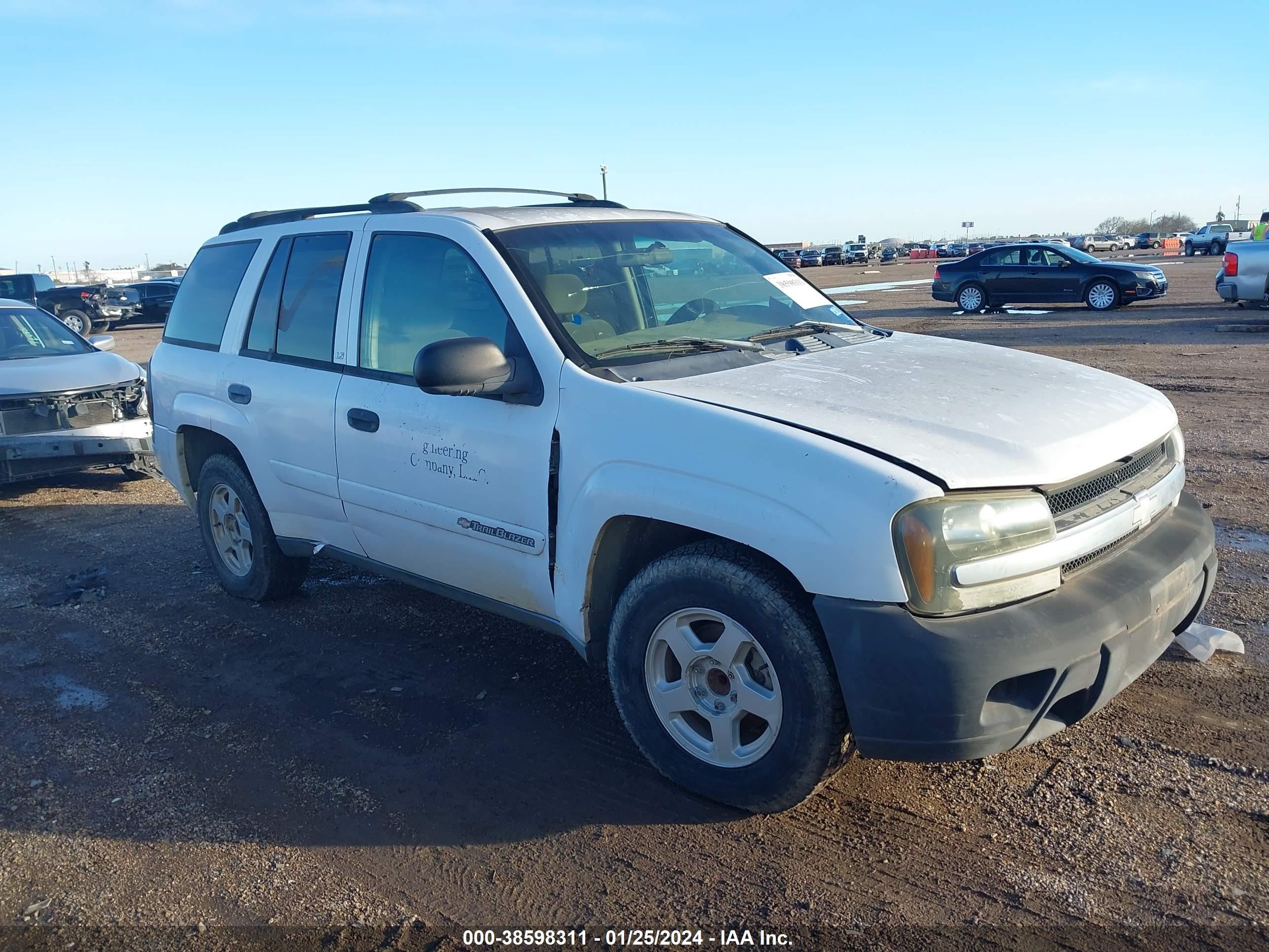 CHEVROLET TRAILBLAZER 2002 1gnds13s922449223