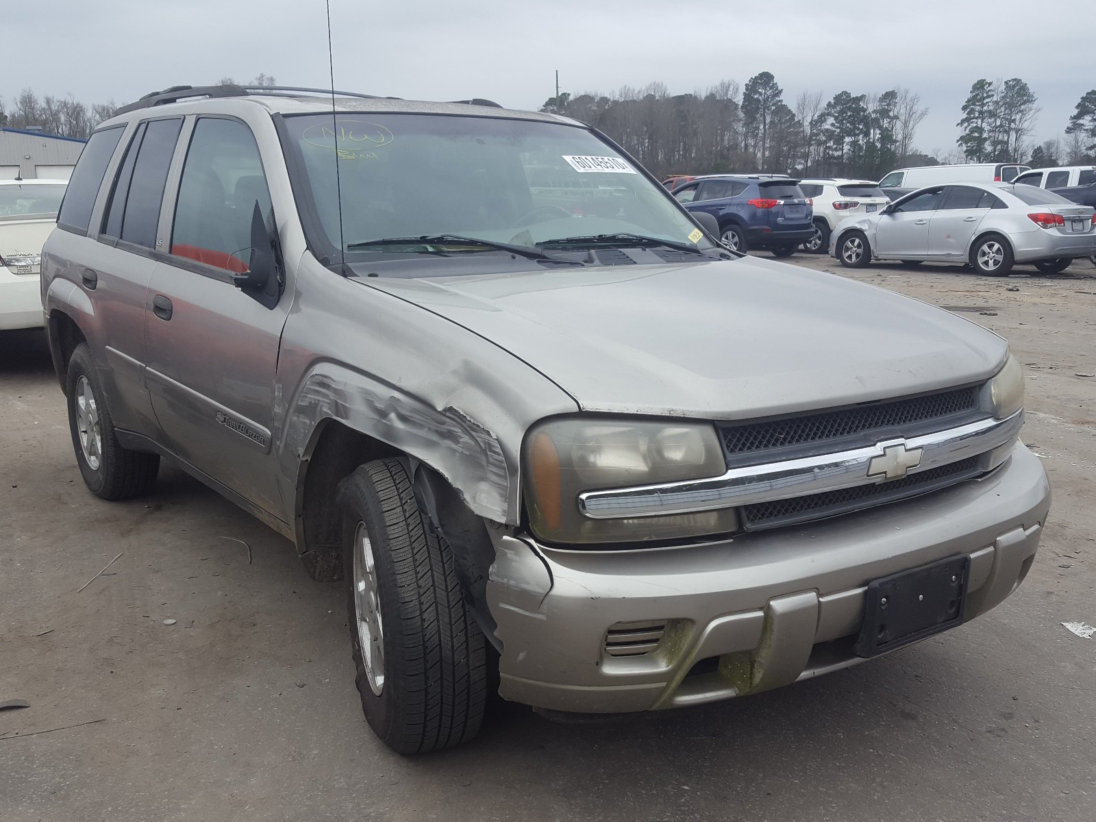 CHEVROLET TRAILBLAZE 2002 1gnds13sx22343539