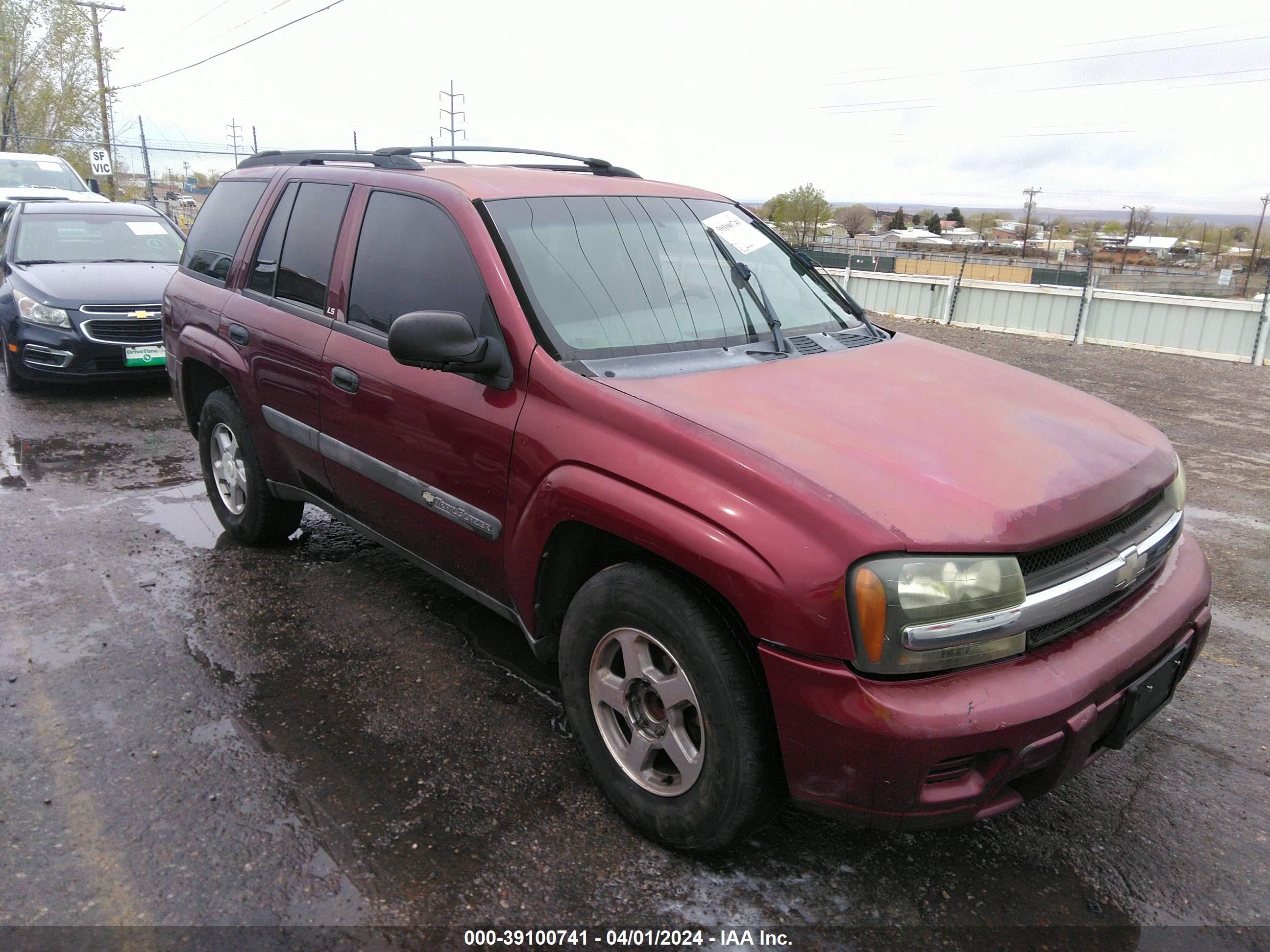 CHEVROLET TRAILBLAZER 2004 1gnds13sx42413043