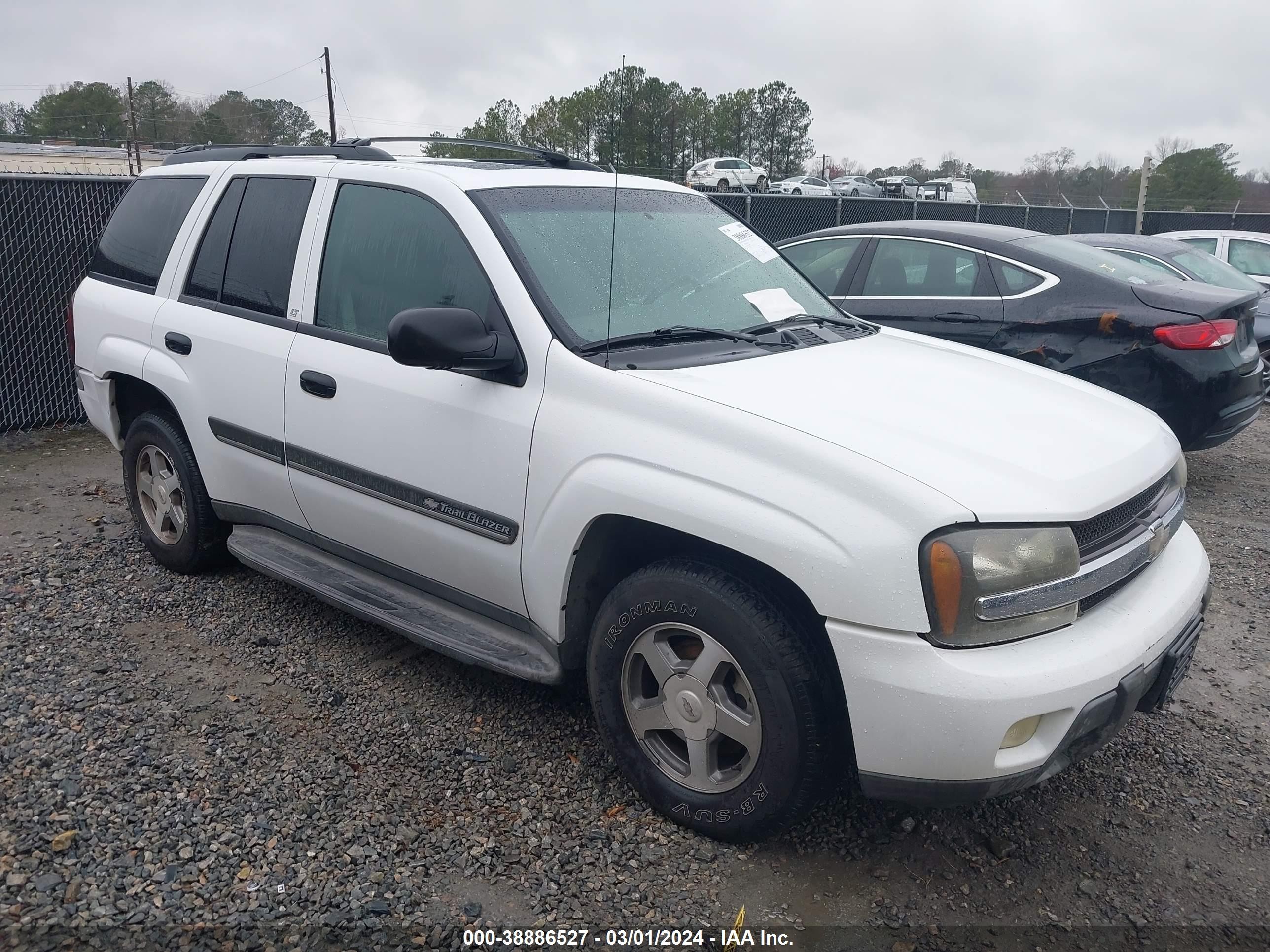 CHEVROLET TRAILBLAZER 2002 1gndt13s022180400