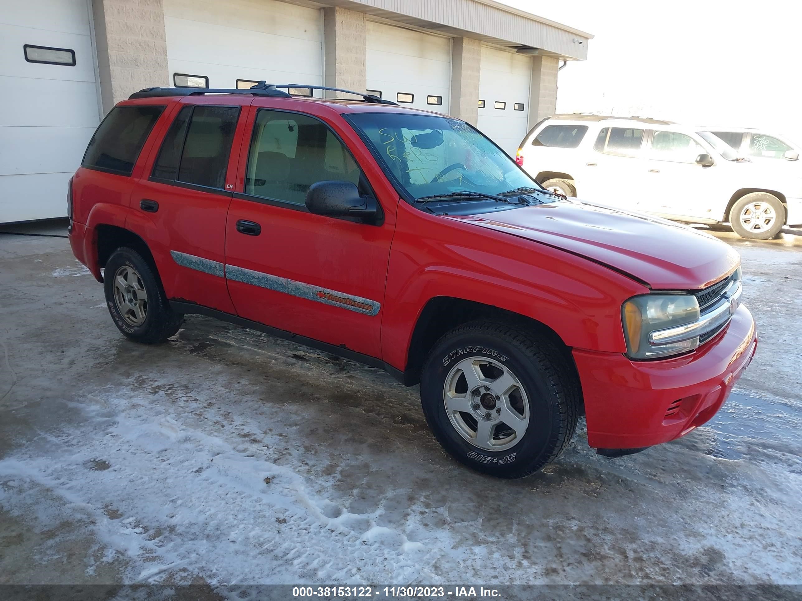 CHEVROLET TRAILBLAZER 2002 1gndt13s022399406