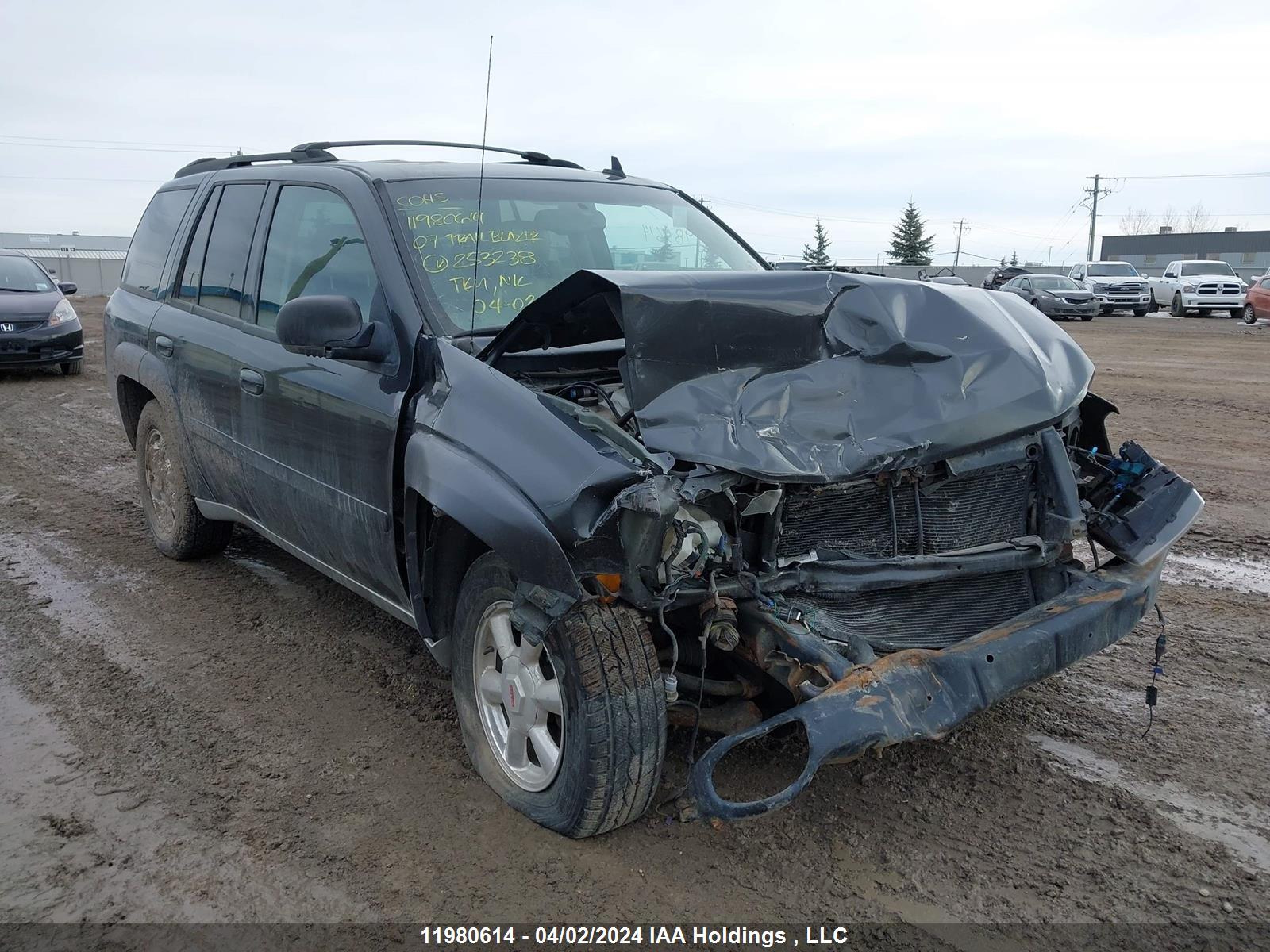 CHEVROLET TRAILBLAZER 2007 1gndt13s072253238