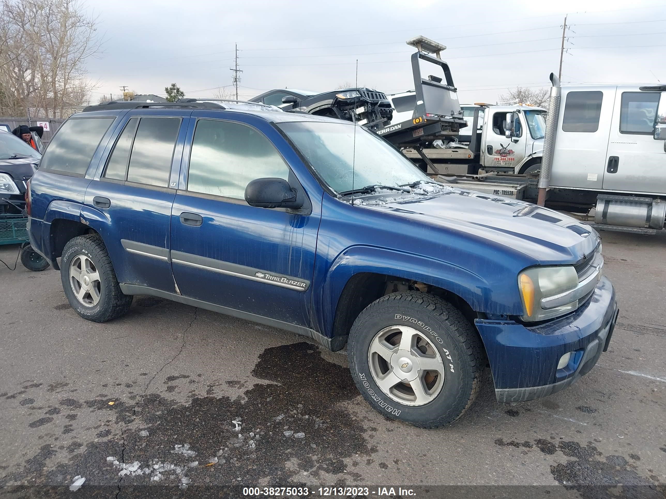 CHEVROLET TRAILBLAZER 2002 1gndt13s122356404