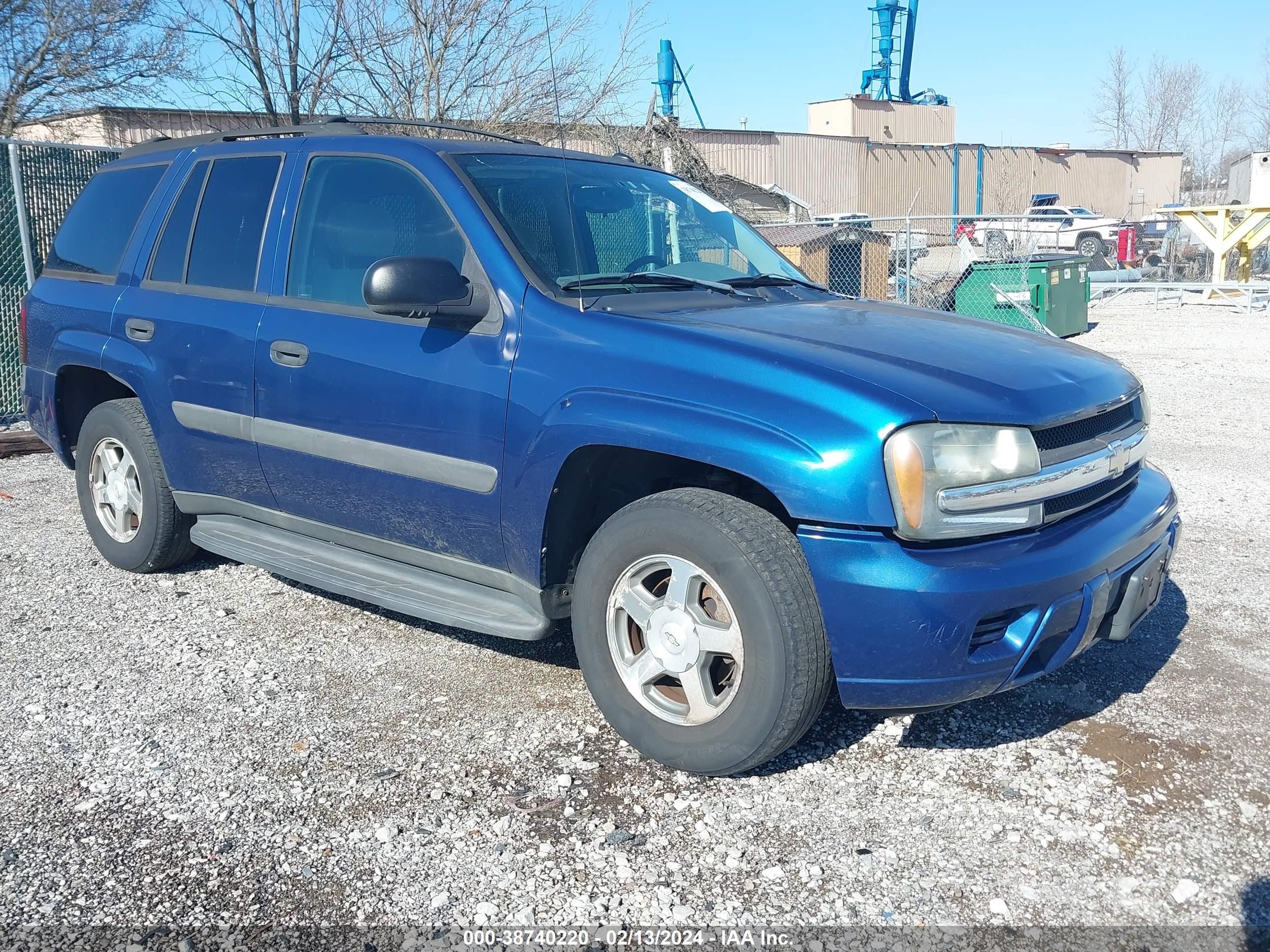 CHEVROLET TRAILBLAZER 2005 1gndt13s152316893