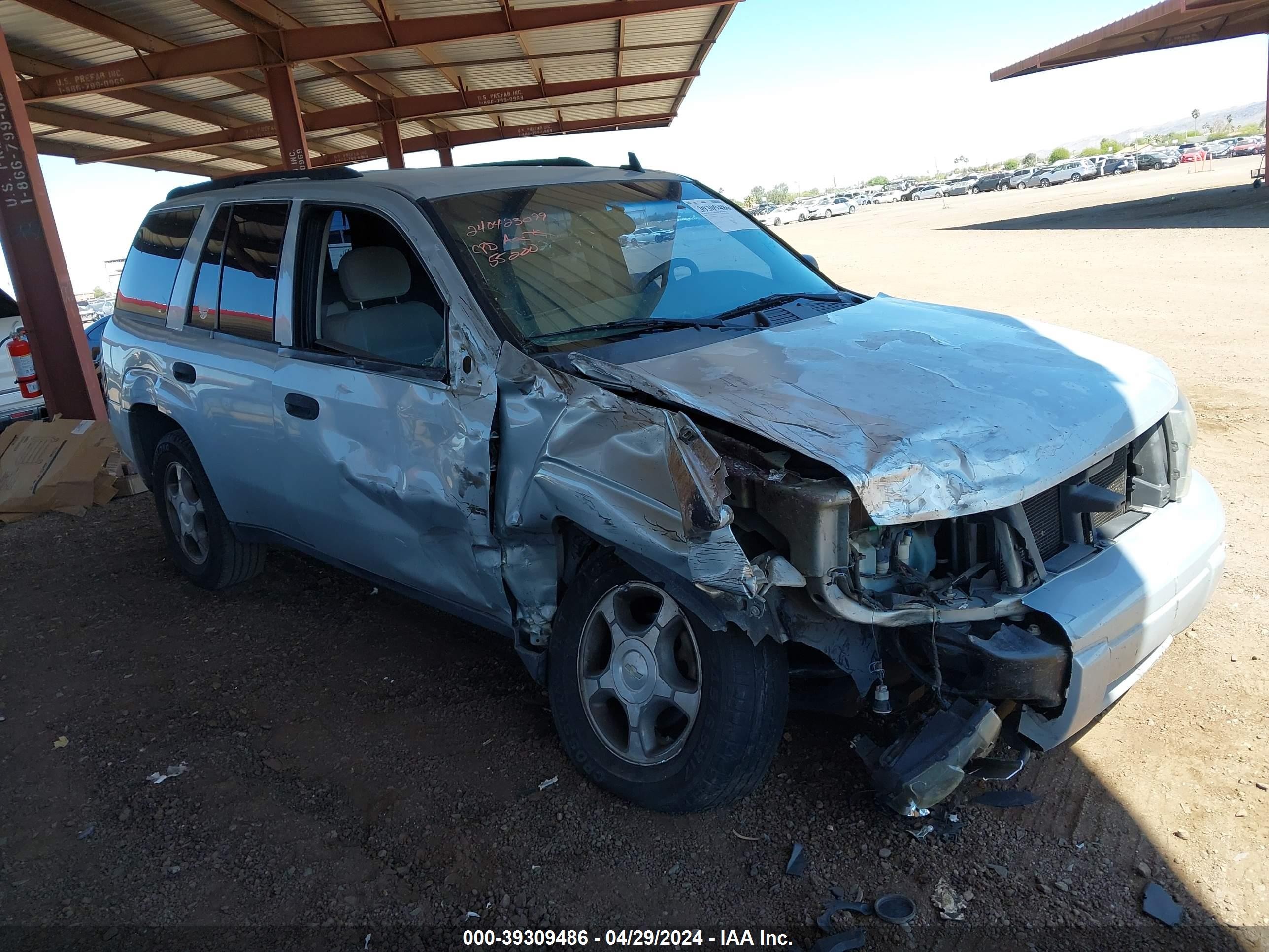 CHEVROLET TRAILBLAZER 2008 1gndt13s182218306