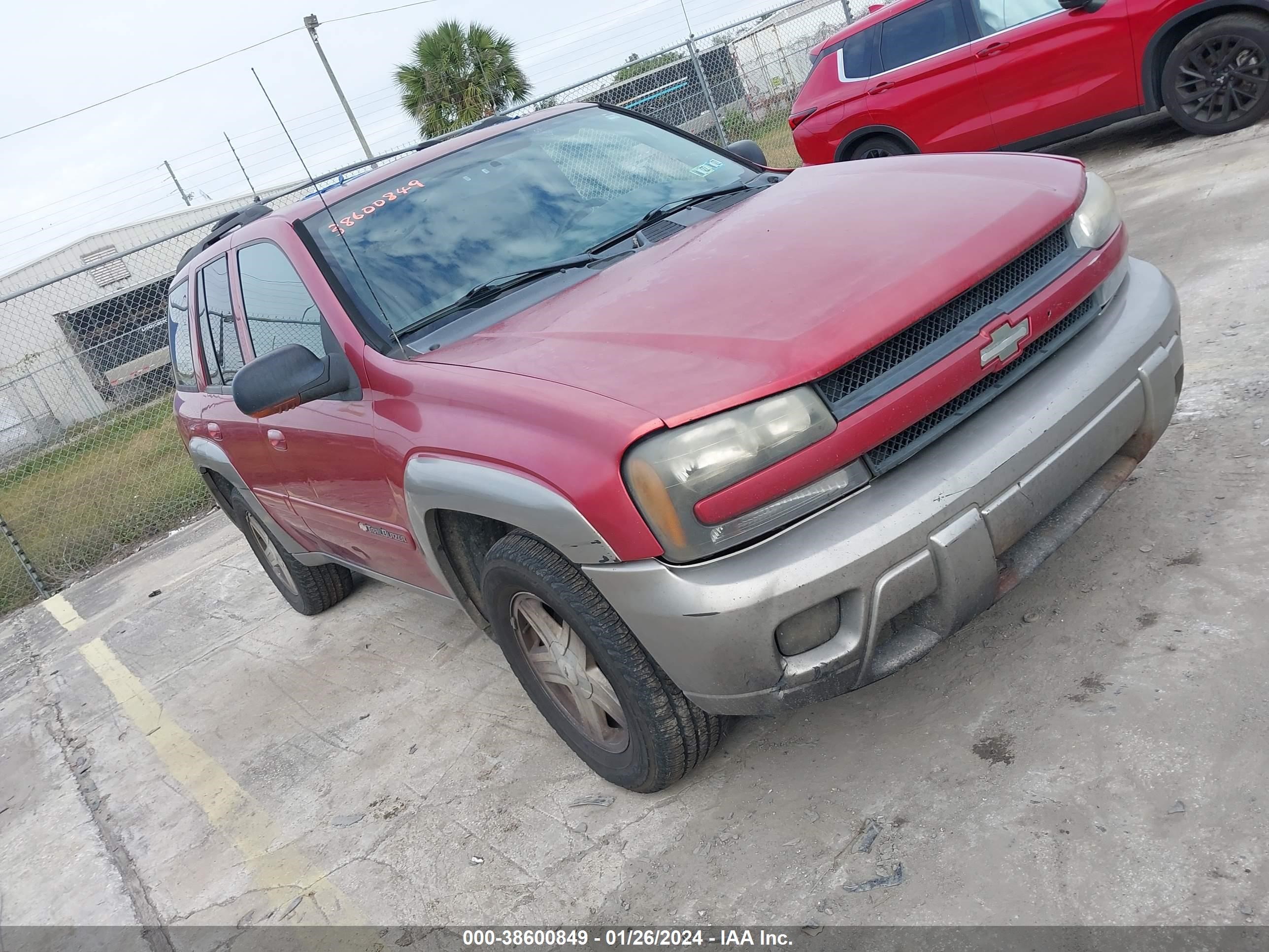 CHEVROLET TRAILBLAZER 2003 1gndt13s232294853