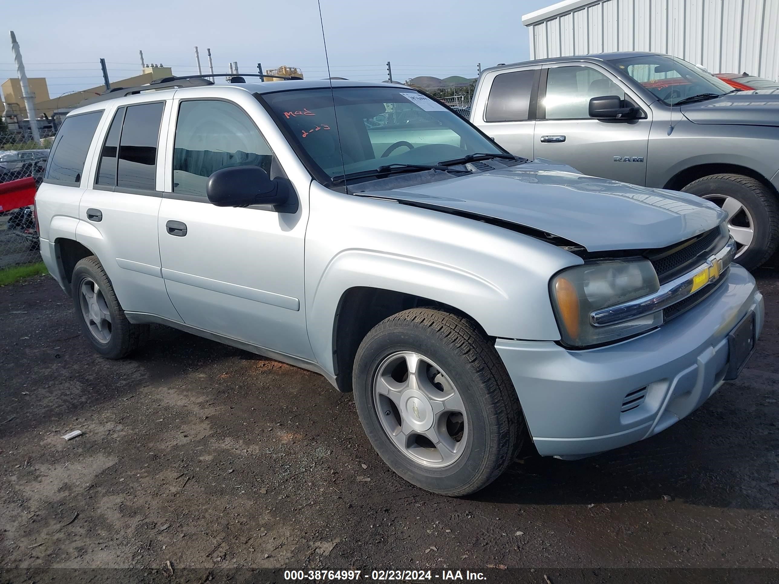 CHEVROLET TRAILBLAZER 2007 1gndt13s272291599