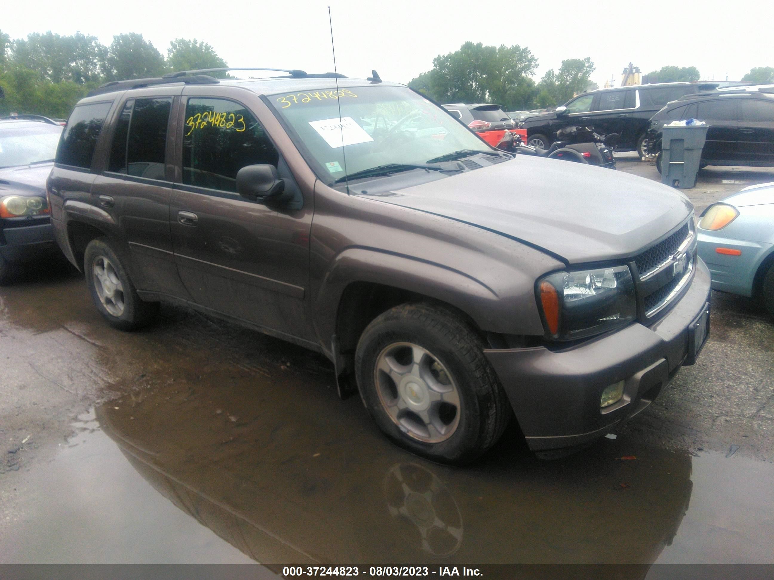 CHEVROLET TRAILBLAZER 2008 1gndt13s282112222