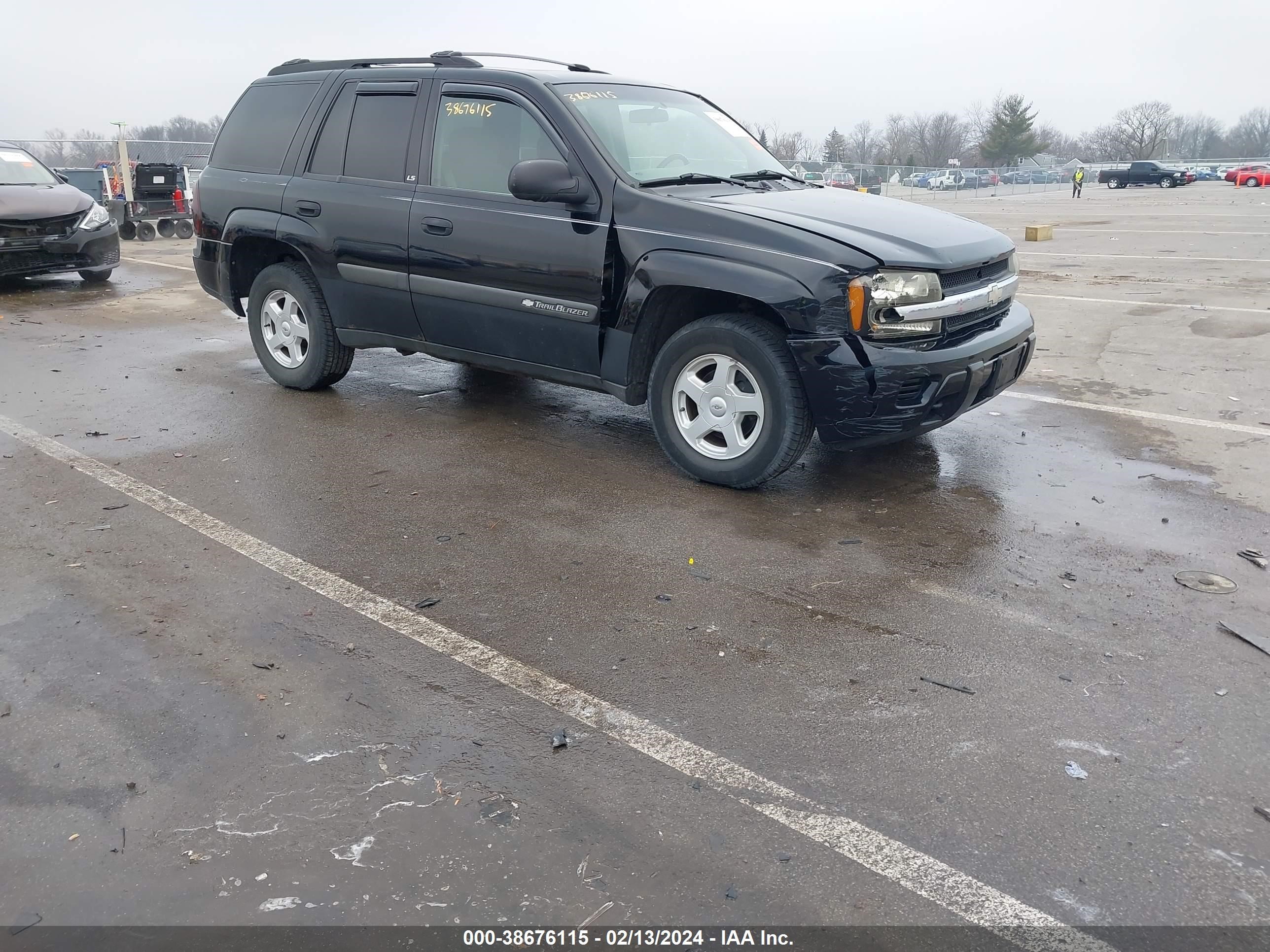 CHEVROLET TRAILBLAZER 2003 1gndt13s332413526