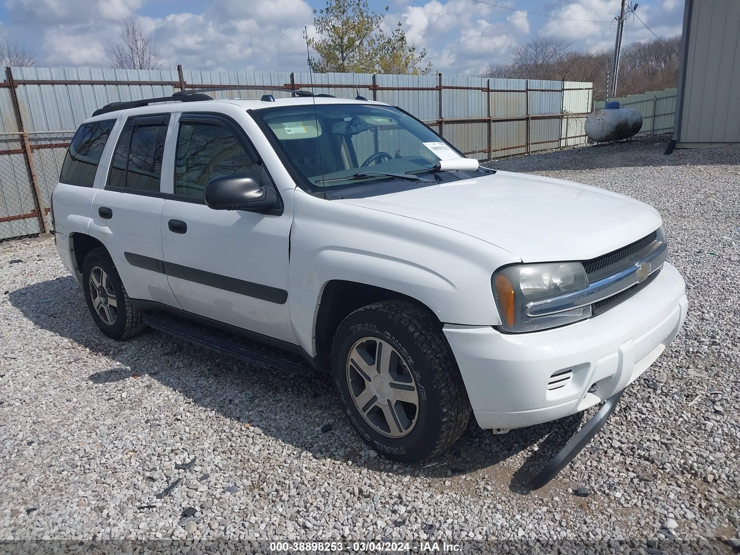 CHEVROLET TRAILBLAZER 2005 1gndt13s352340628