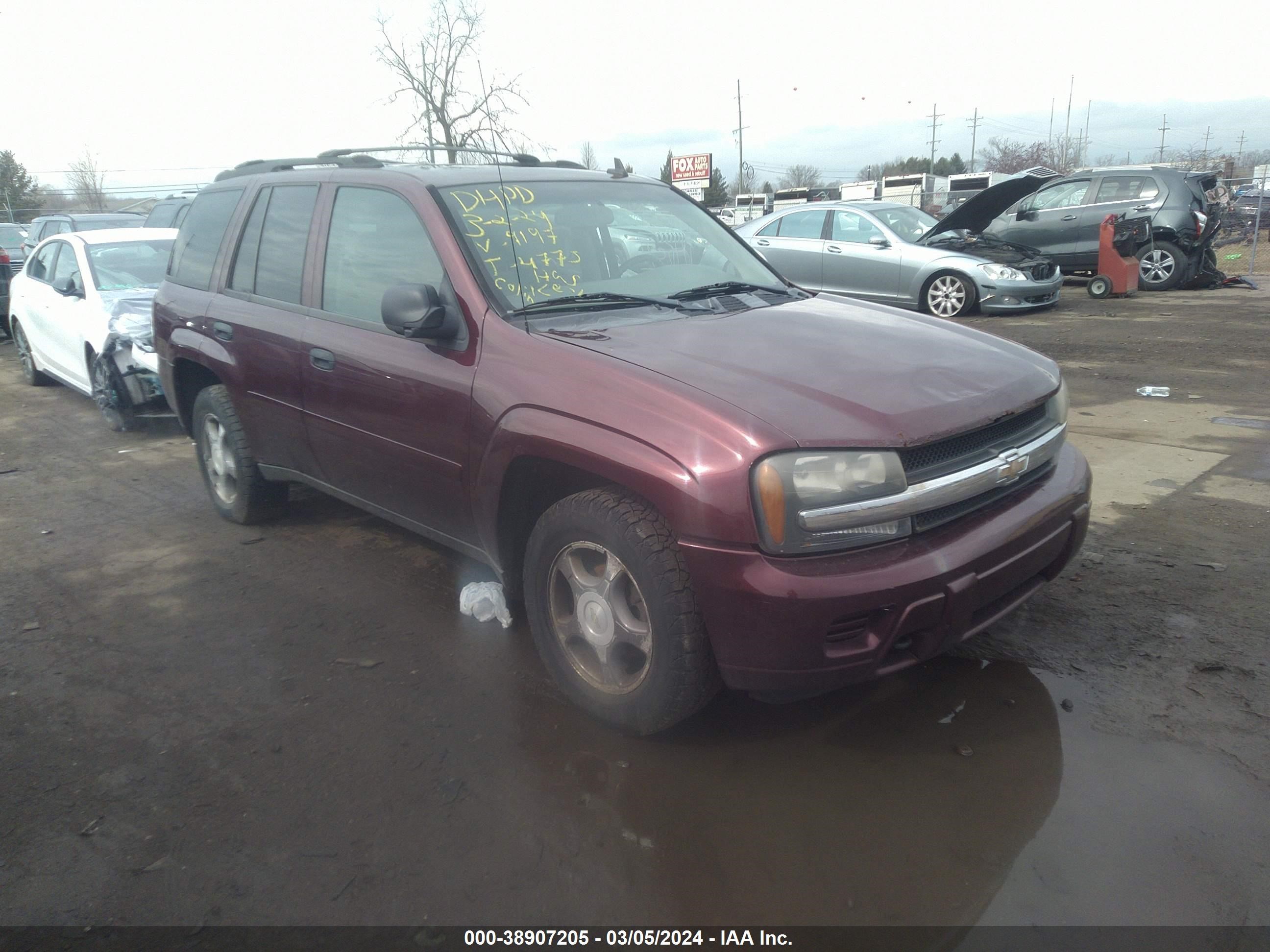 CHEVROLET TRAILBLAZER 2007 1gndt13s372249197