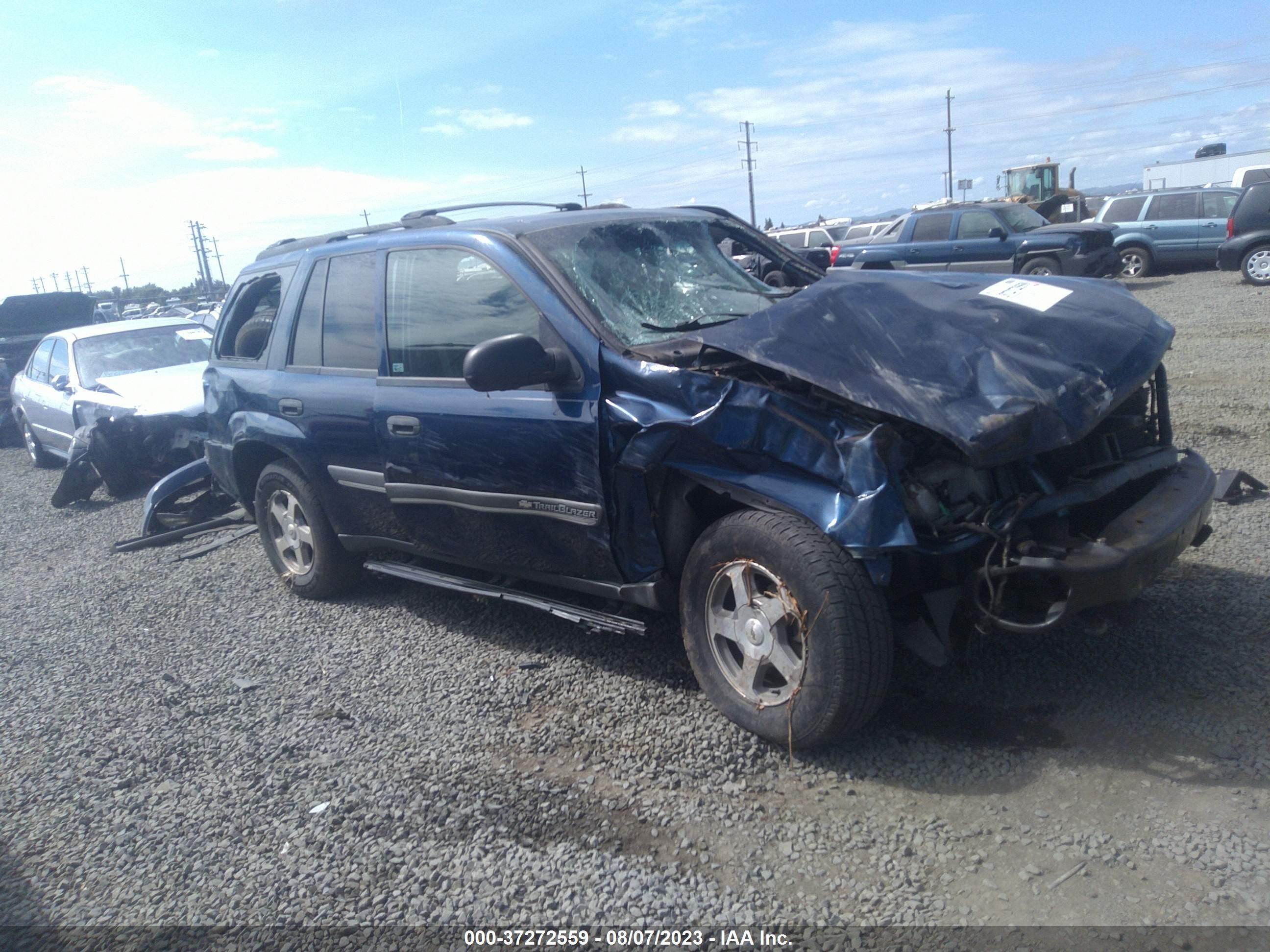 CHEVROLET TRAILBLAZER 2002 1gndt13s622458457