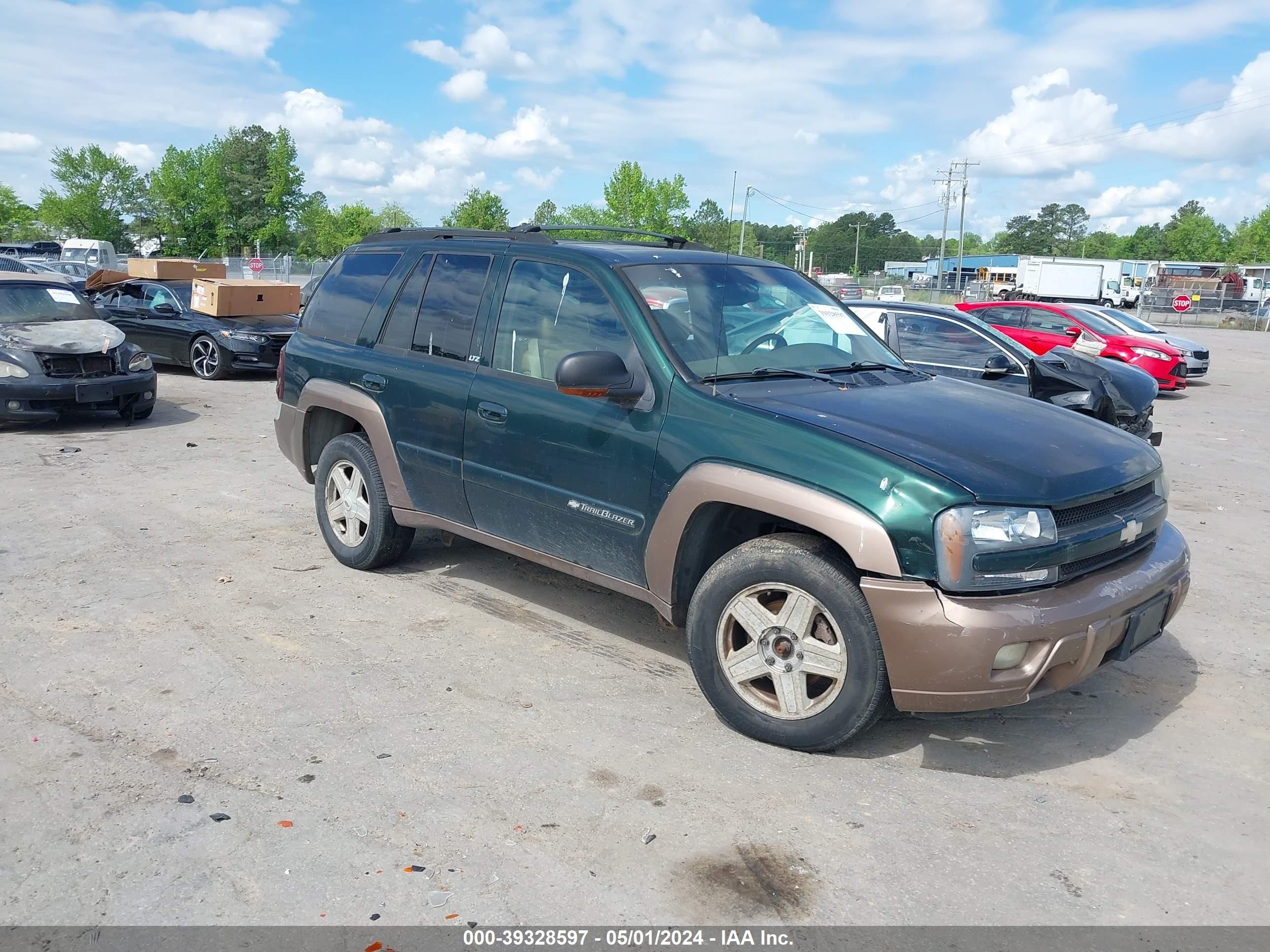 CHEVROLET TRAILBLAZER 2002 1gndt13s622483293