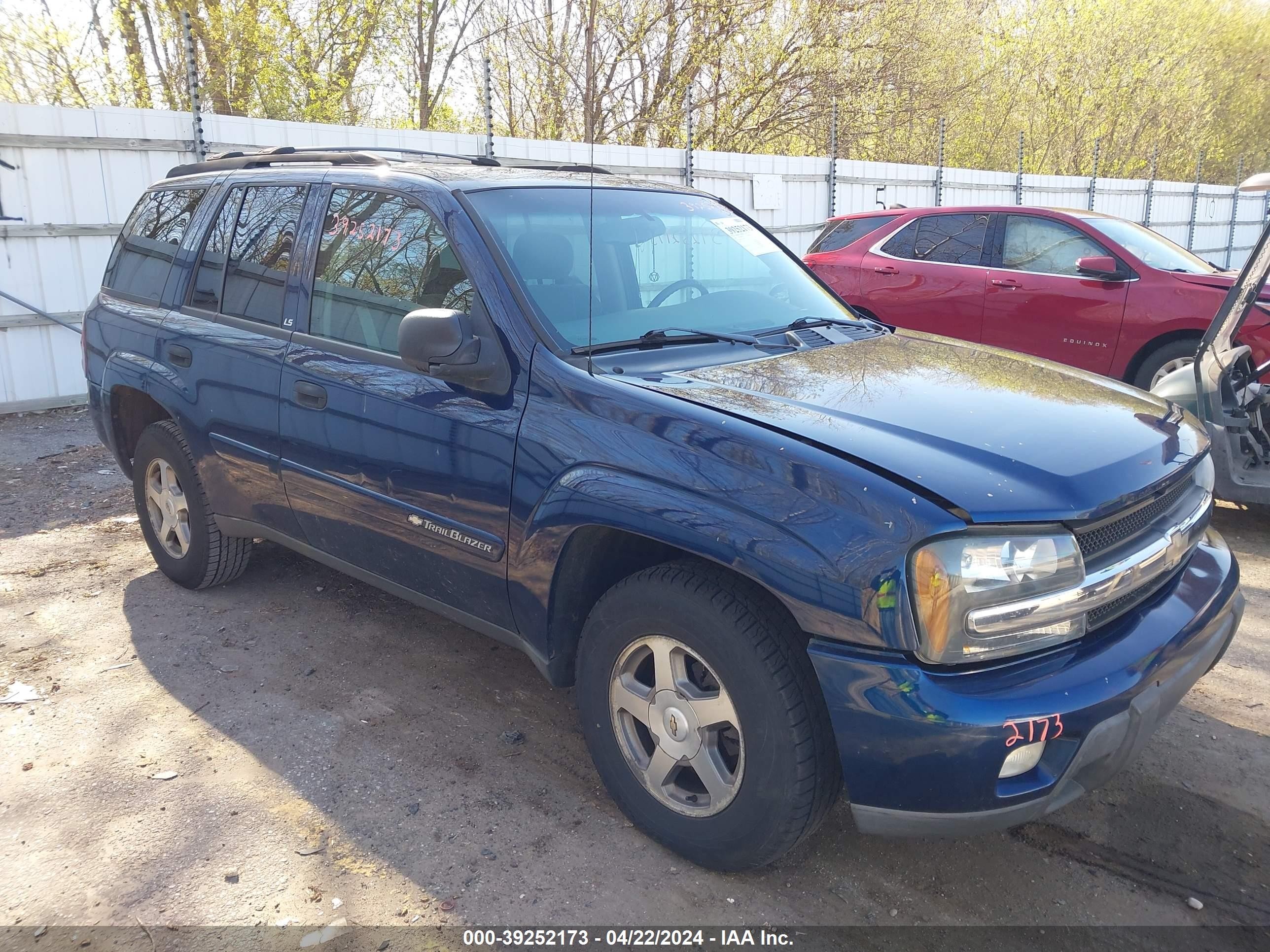 CHEVROLET TRAILBLAZER 2002 1gndt13s622506488