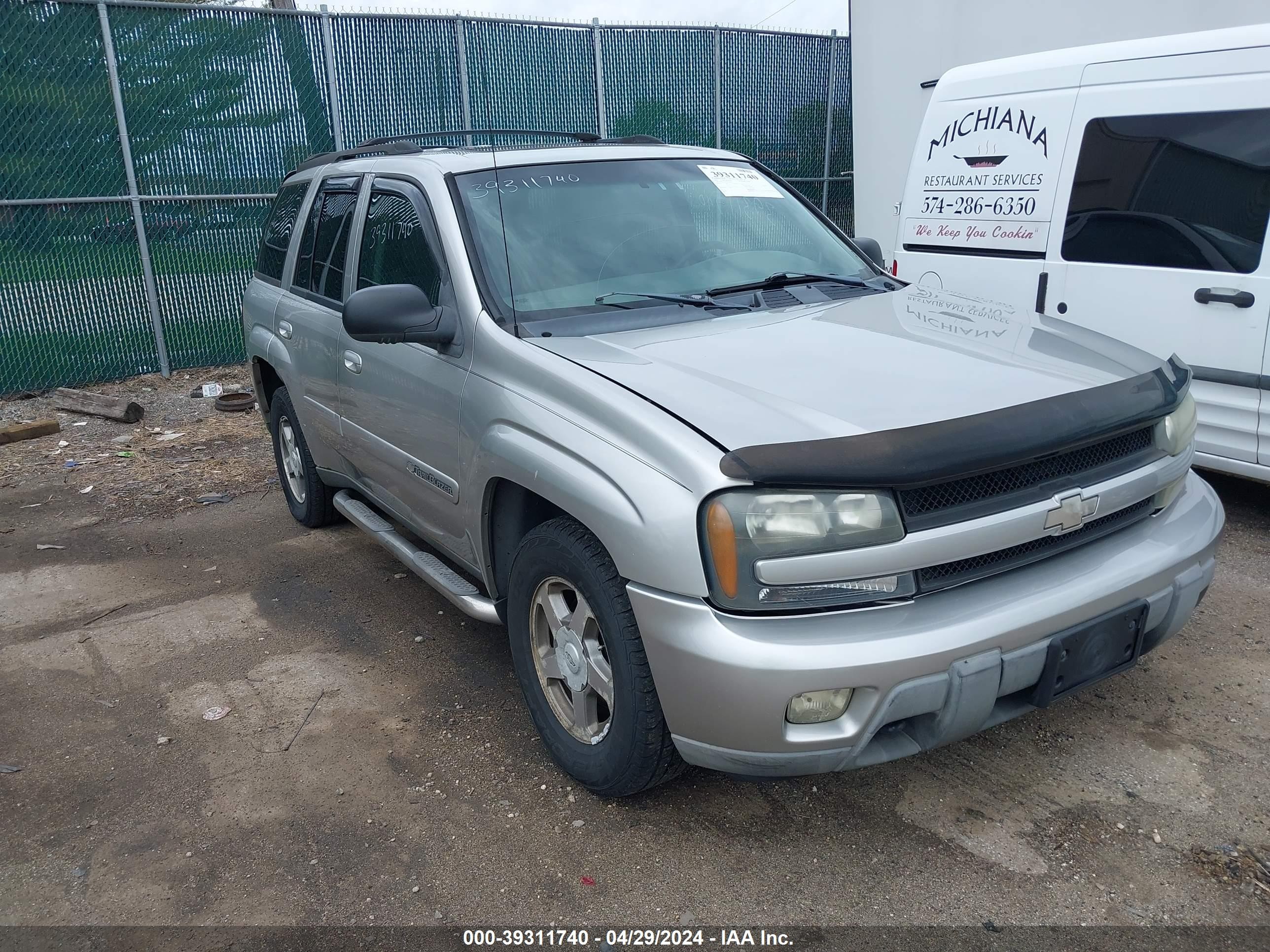 CHEVROLET TRAILBLAZER 2004 1gndt13s642115943