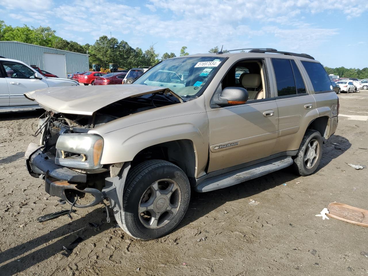 CHEVROLET TRAILBLAZER 2004 1gndt13s642334529