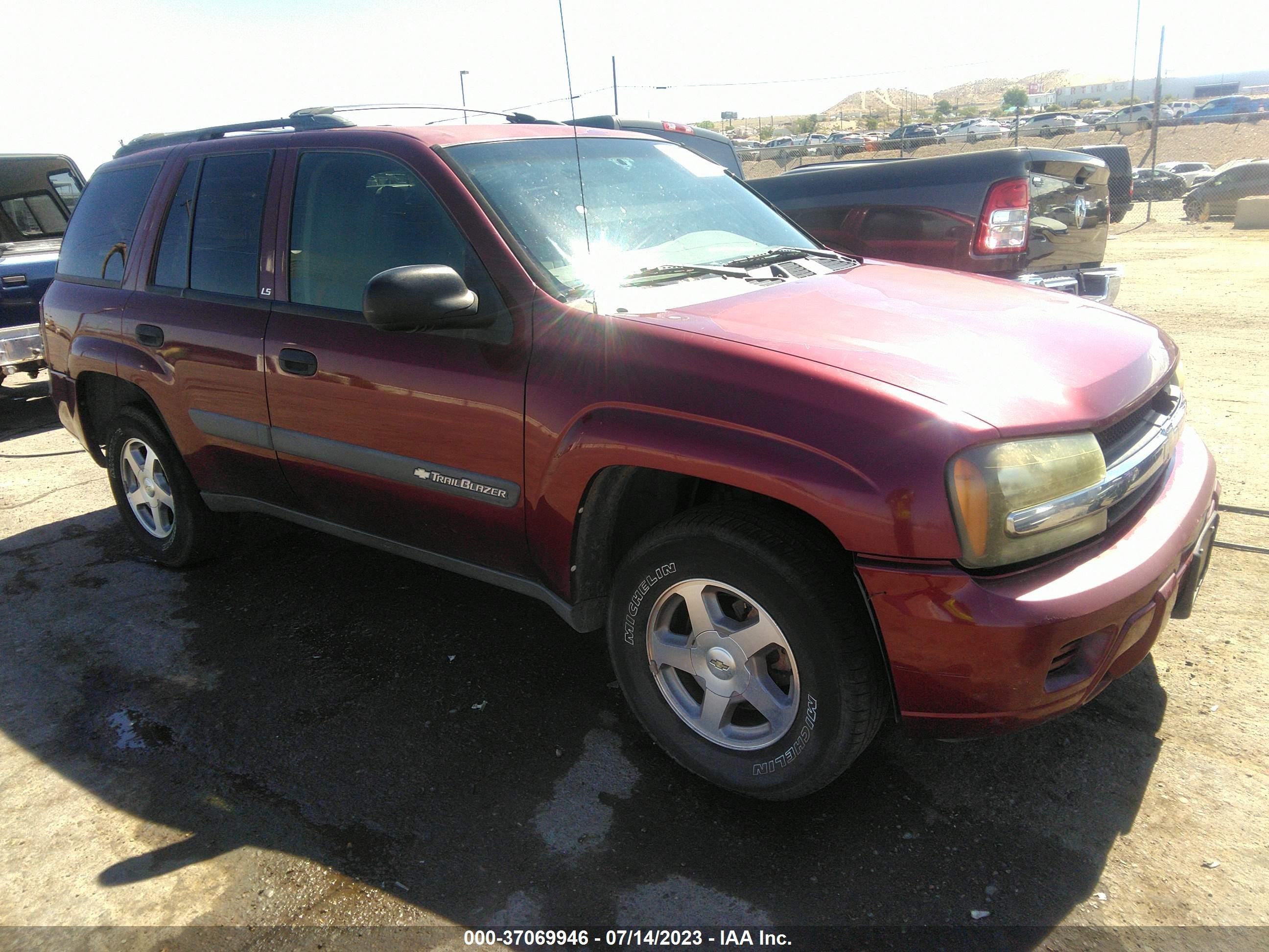 CHEVROLET TRAILBLAZER 2004 1gndt13s642406507