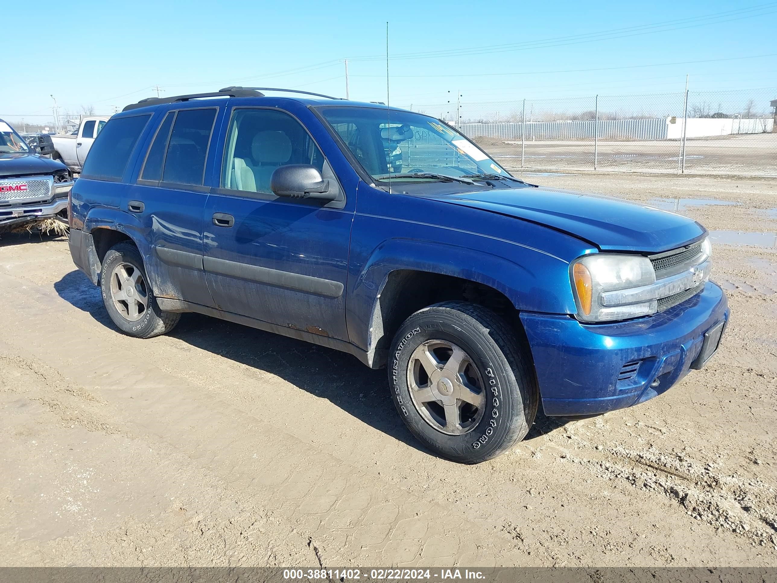 CHEVROLET TRAILBLAZER 2005 1gndt13s752283401