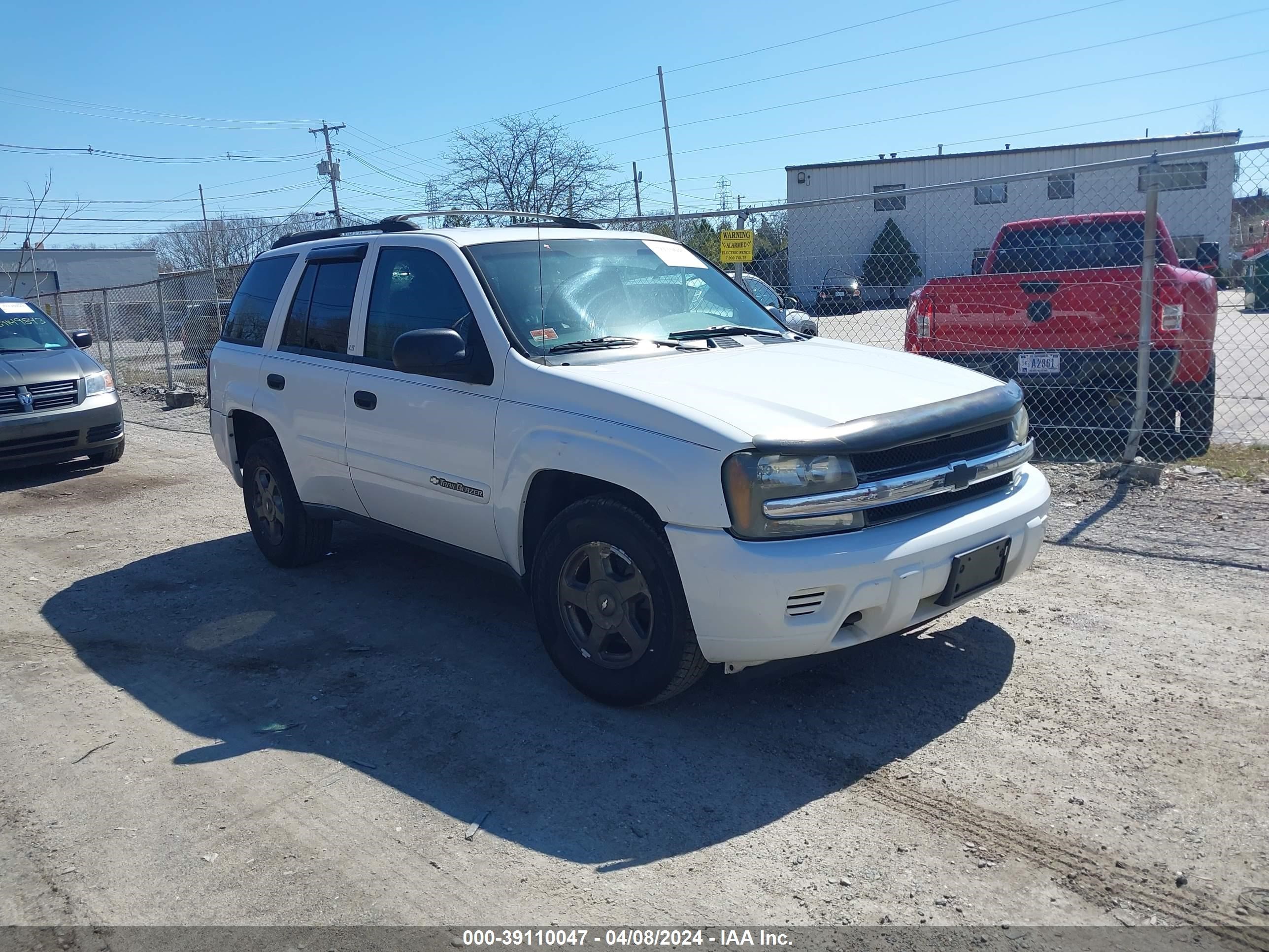 CHEVROLET TRAILBLAZER 2002 1gndt13s822184484