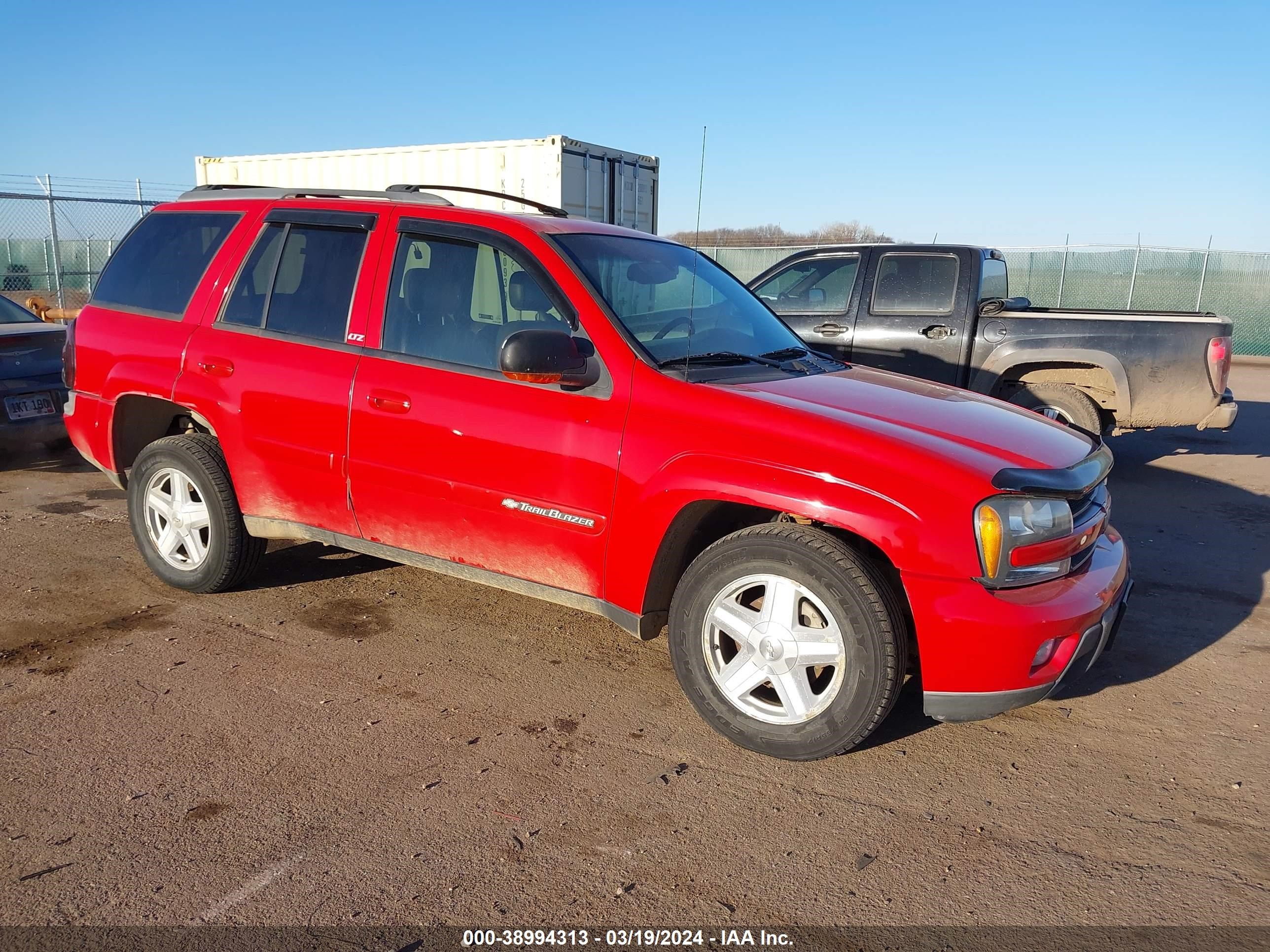 CHEVROLET TRAILBLAZER 2002 1gndt13s822222084