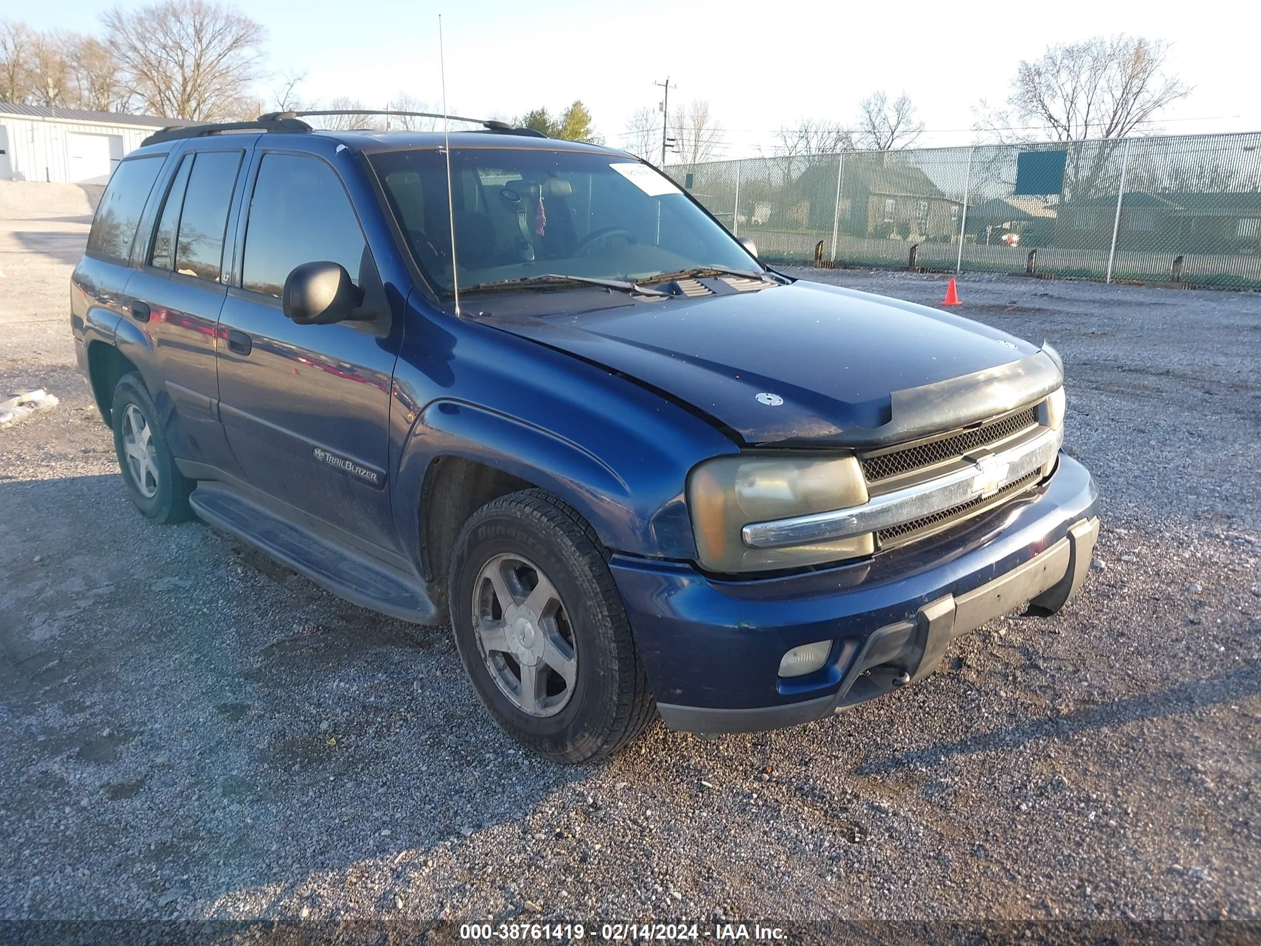 CHEVROLET TRAILBLAZER 2003 1gndt13s832212012