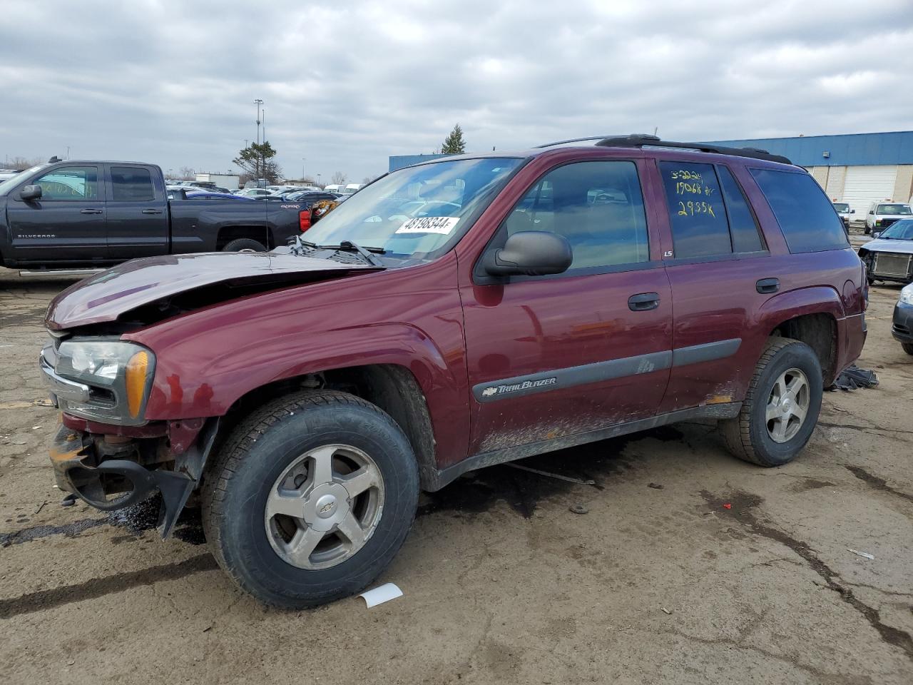 CHEVROLET TRAILBLAZER 2004 1gndt13s842352935